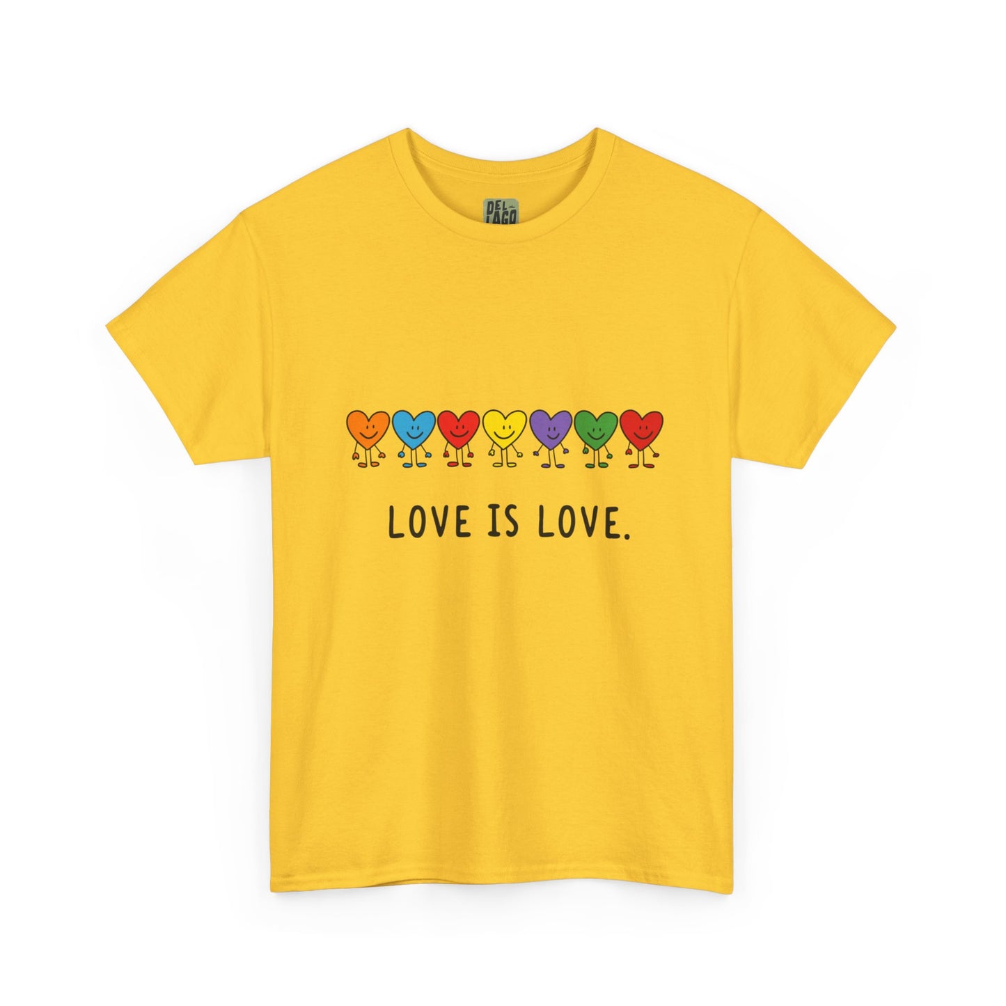 "Love is Love" Unisex Cotton Tee image 12