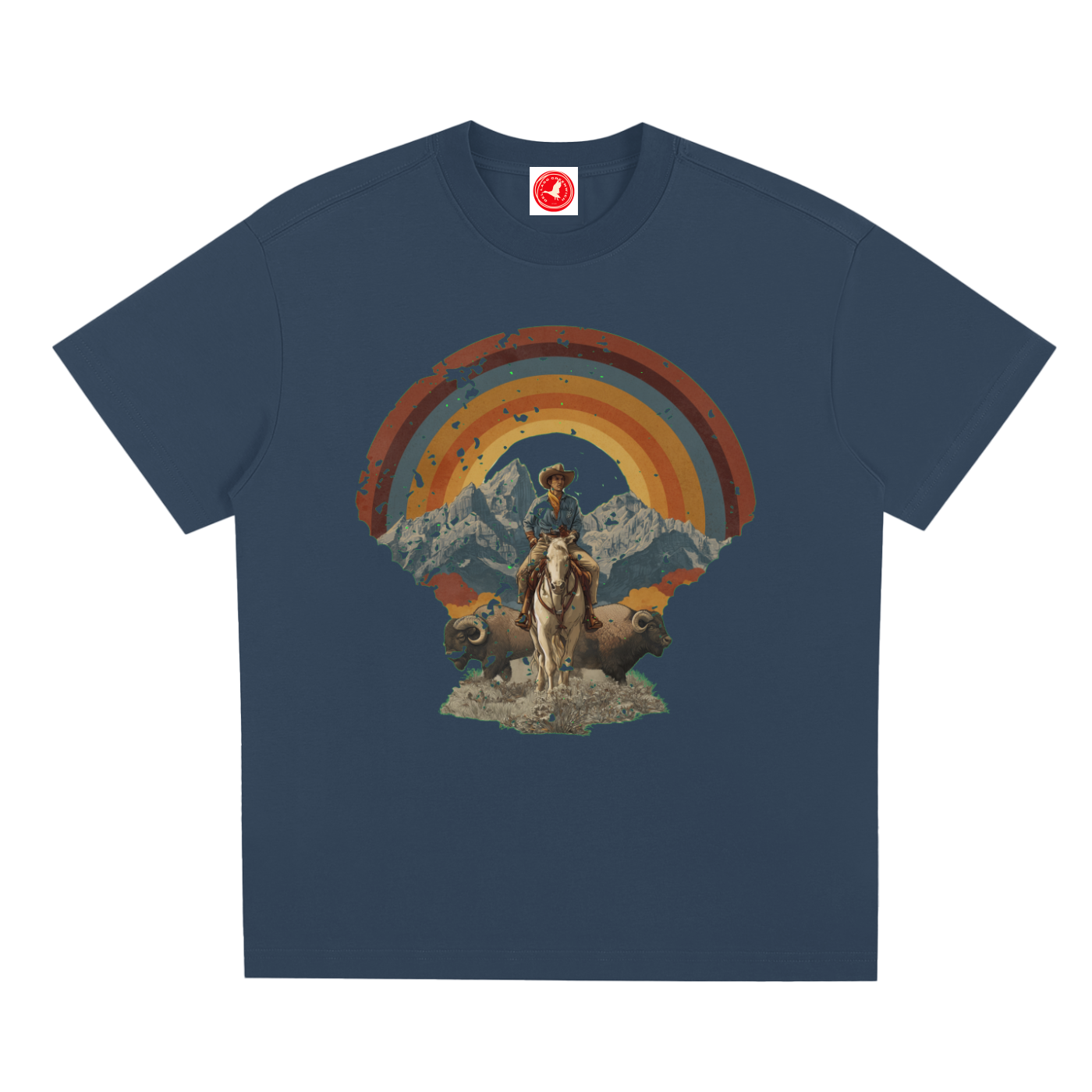 Wild West Sunset Rider Tee