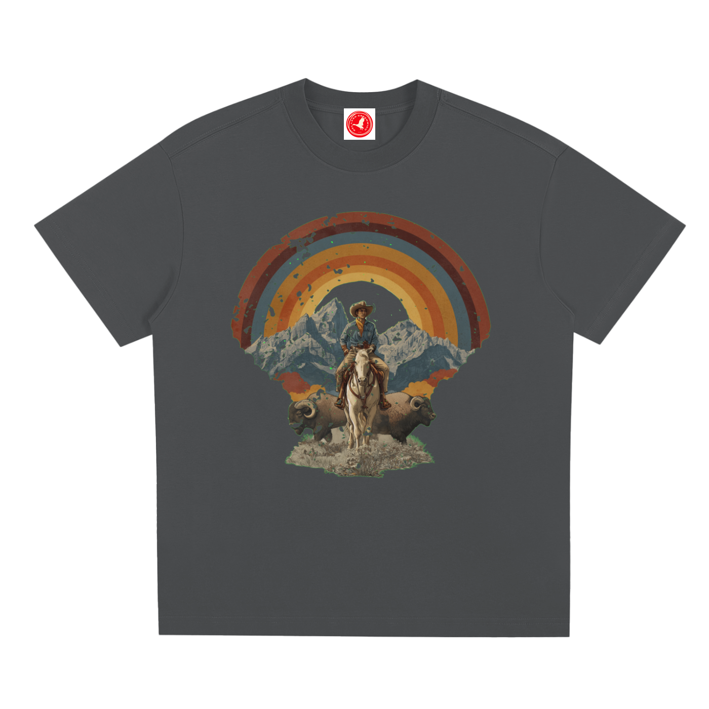 Wild West Sunset Rider Tee
