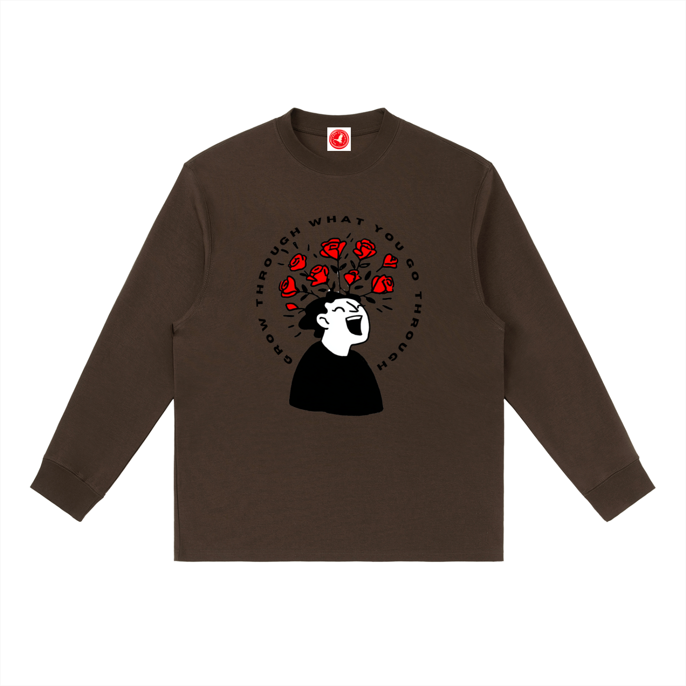 Grow Through Long Sleeve Tee