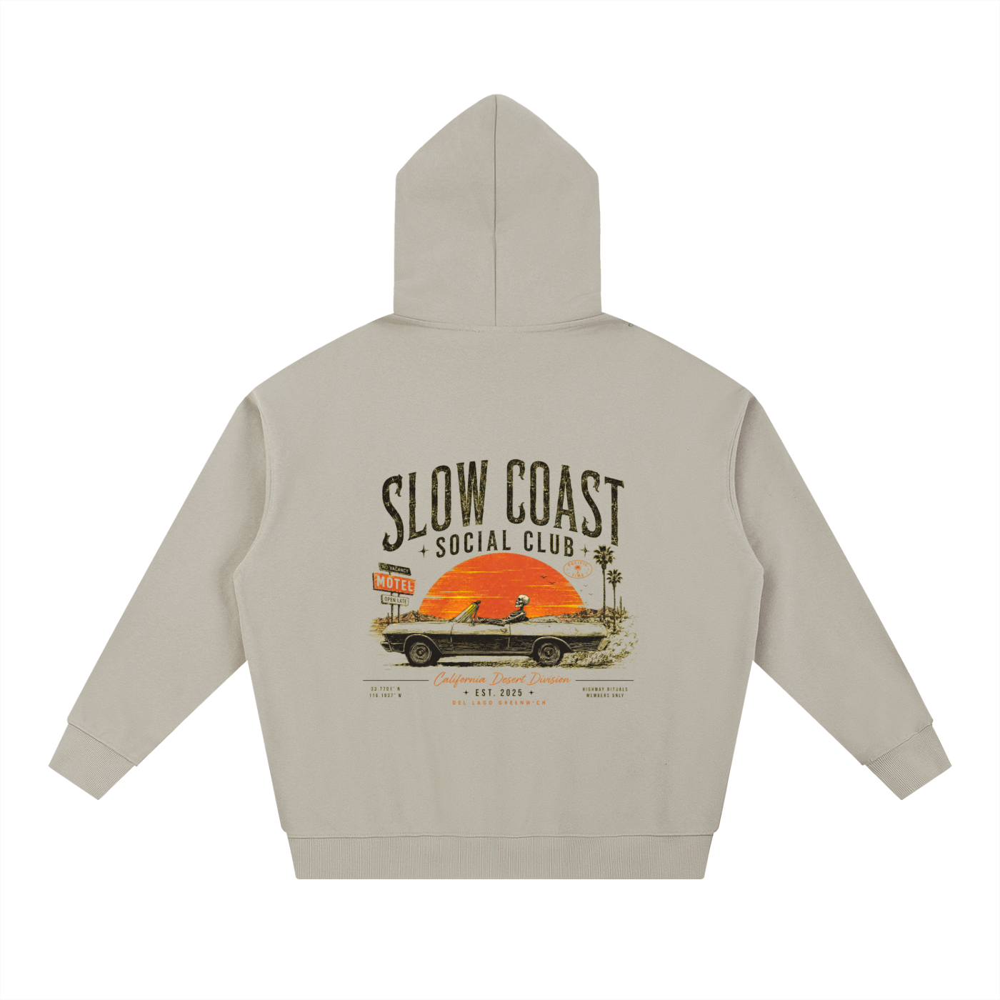 Slow Coast Social Club Hoodie