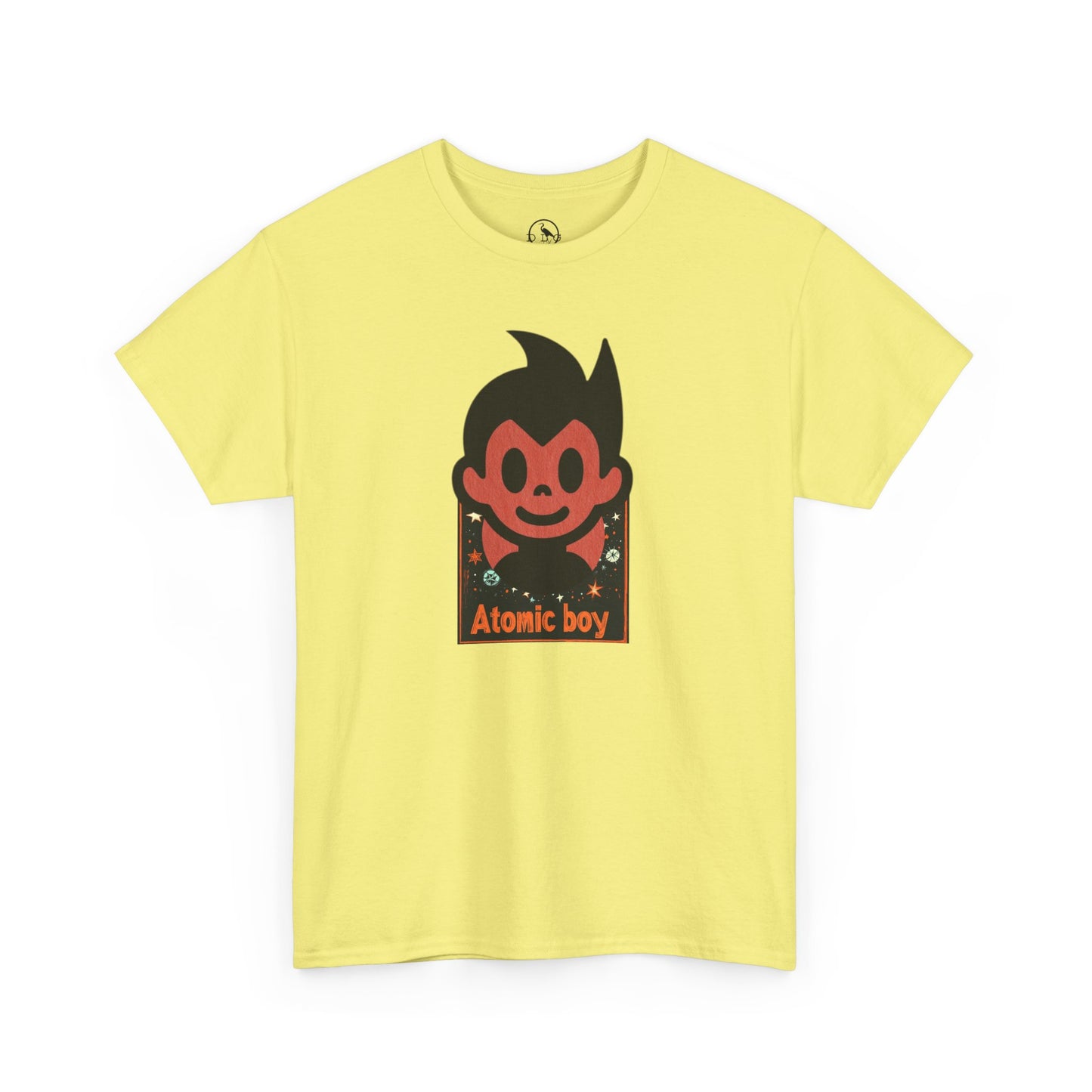 Atomic Boy Unisex Heavy Cotton Tee - Retro Cartoon Graphic T-Shirt image 14