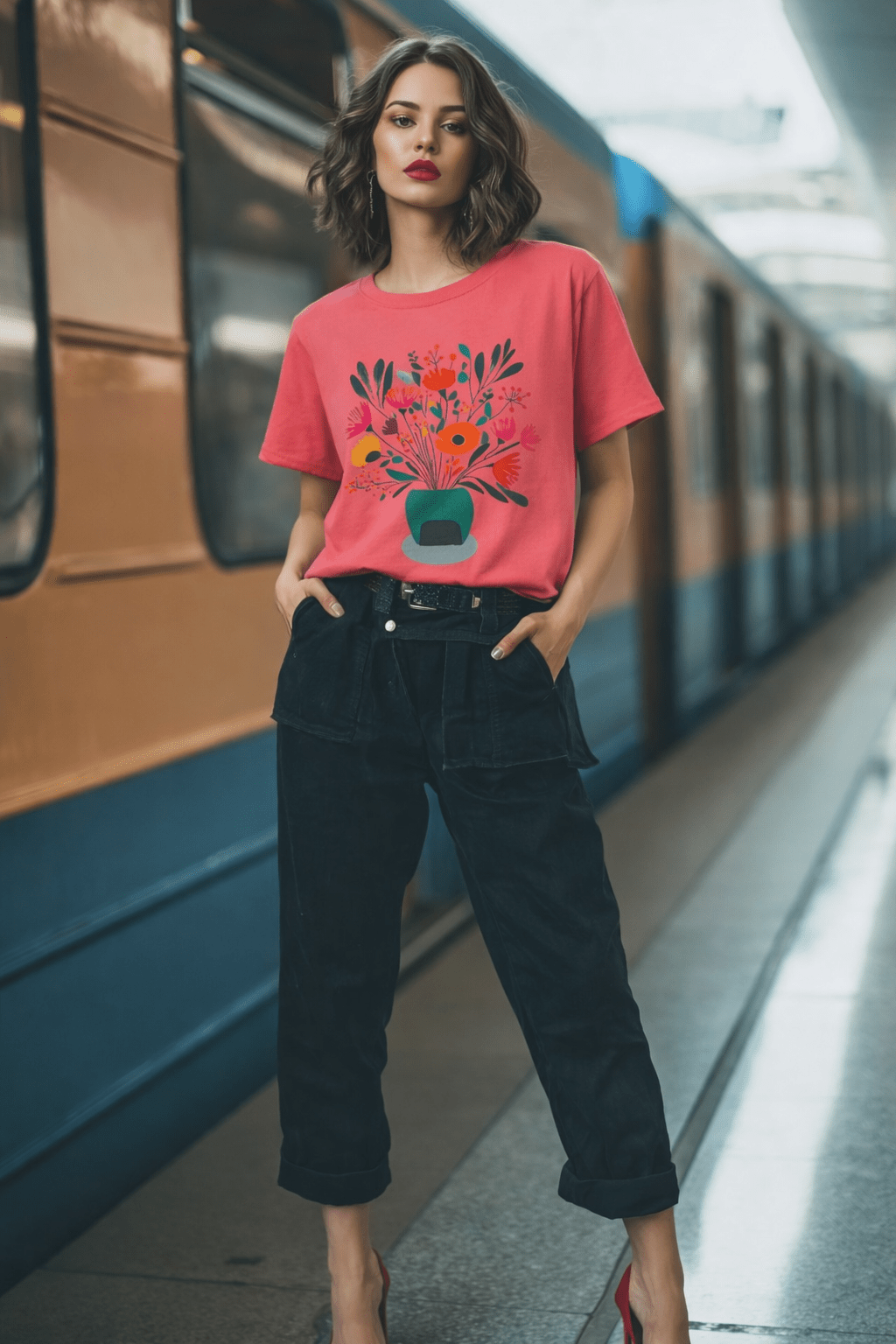 Fresh Bloom Teen T-ShirtDel Lago Greenwich