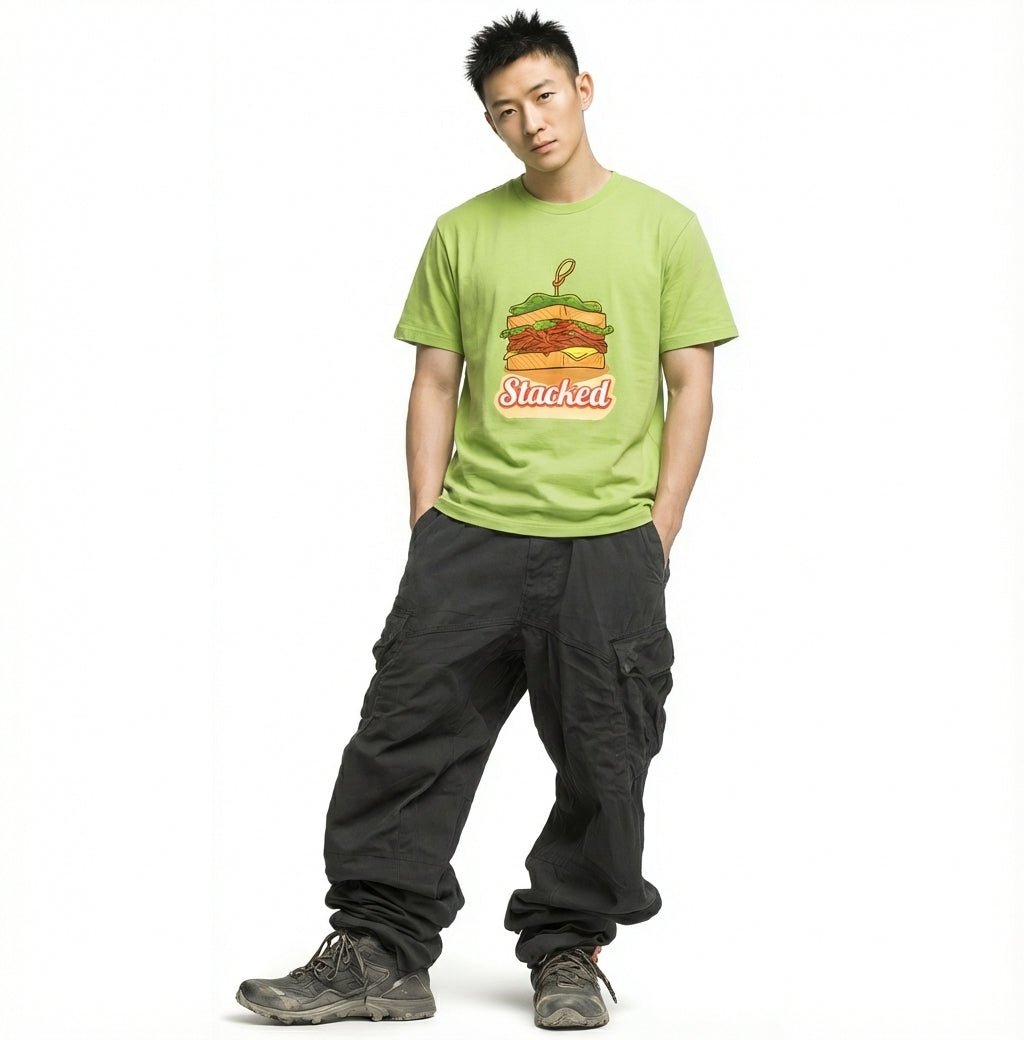 Stacked Sandwich Teen T-Shirt | Retro Deli Style Tee