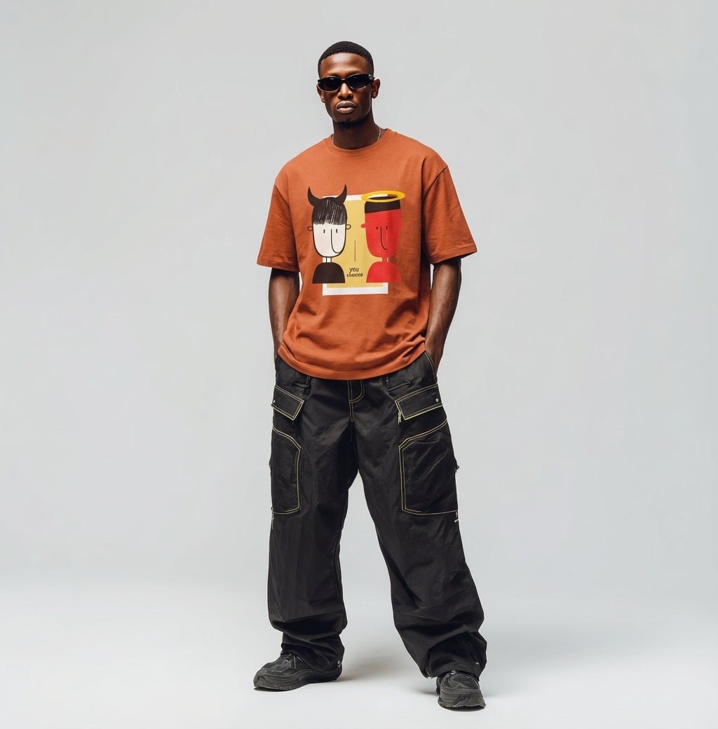 Best Friends Teen T-Shirt | Playful Character Art Tee