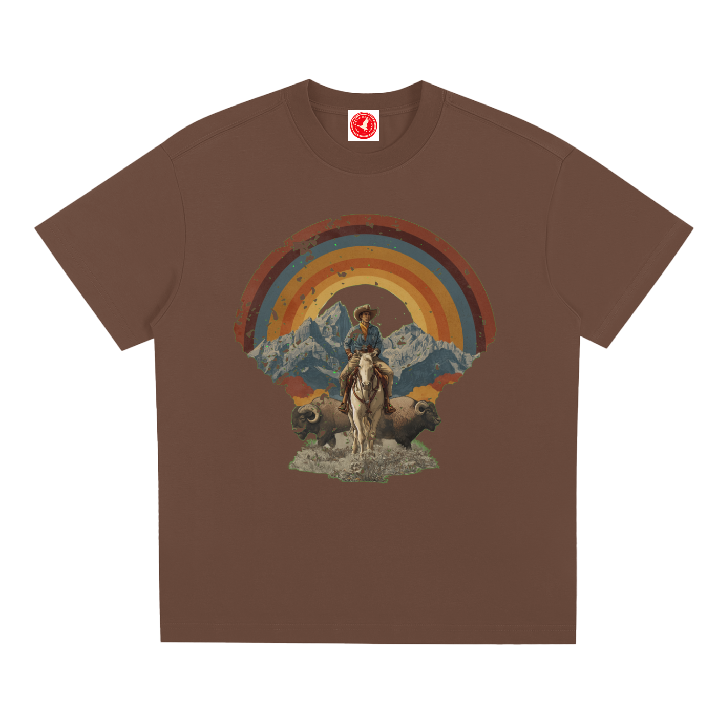 Wild West Sunset Rider Tee