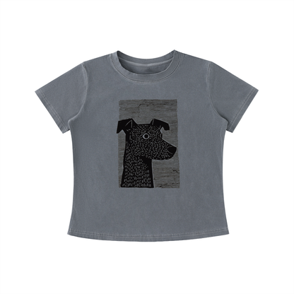 Minimalist Dog Sketch Tee