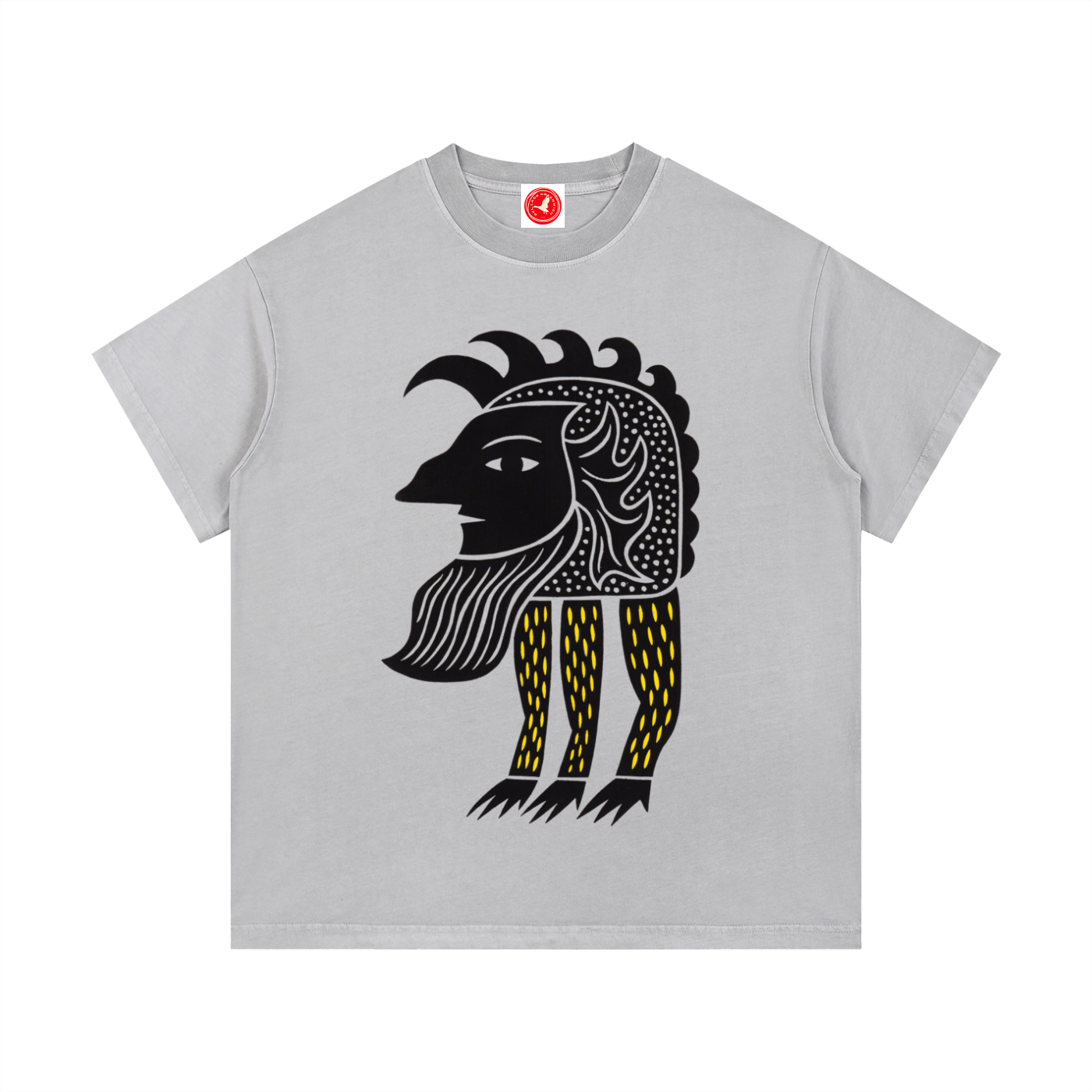 Abstract Folk Creature Tee
