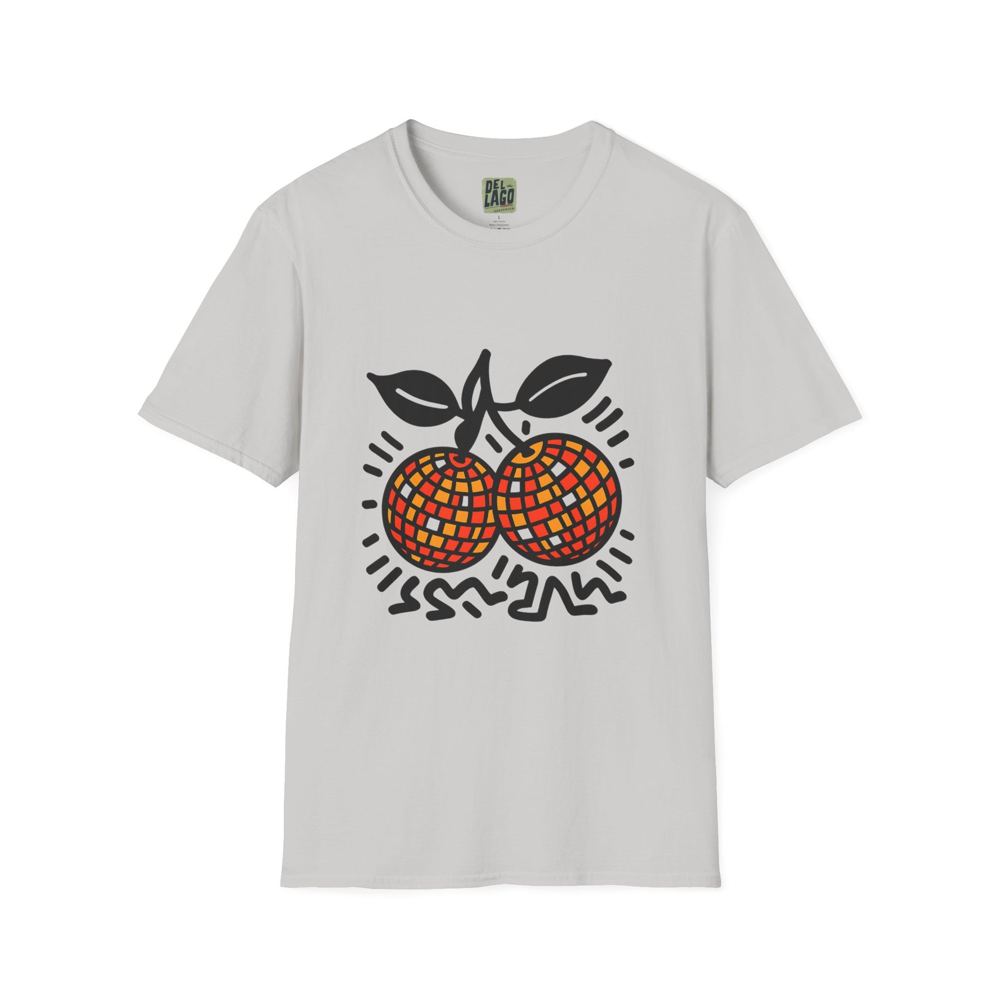 🍊✨ Orange Disco Ball Tee image 6