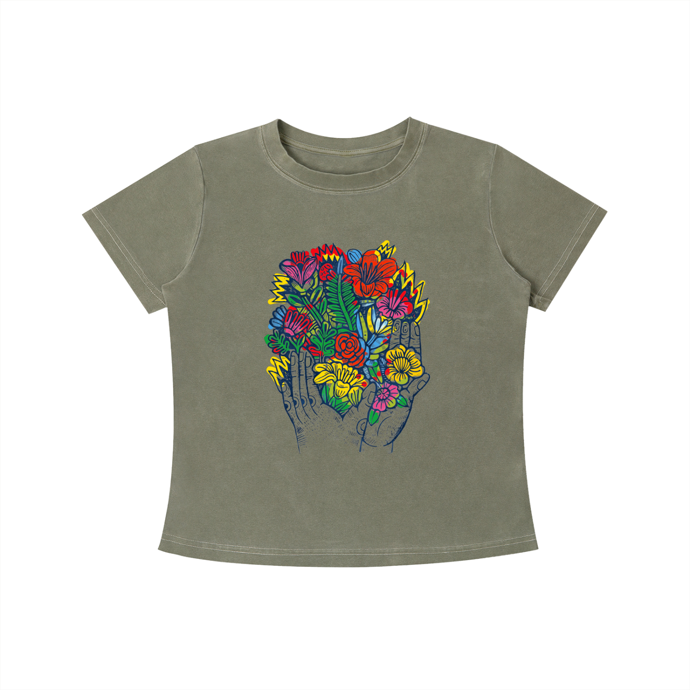 Bloom in Hand Tee