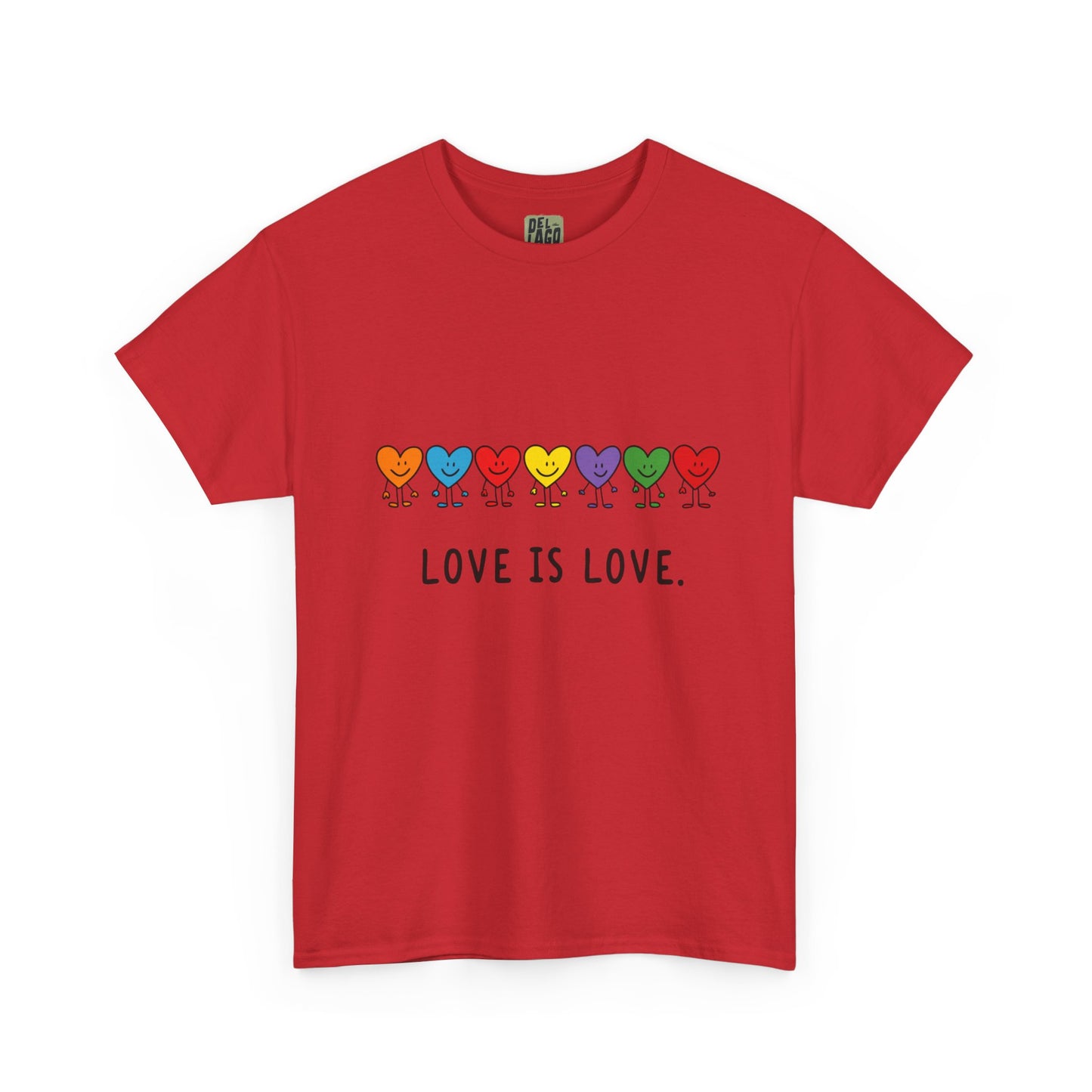 "Love is Love" Unisex Cotton Tee image 9