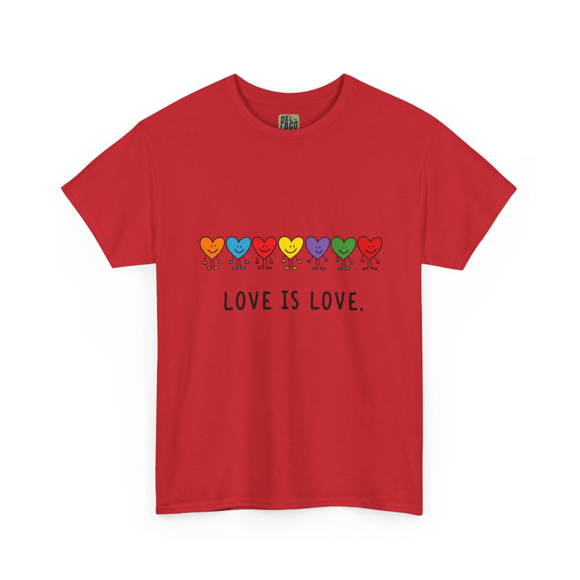 "Love is Love" Unisex Cotton Tee image 9