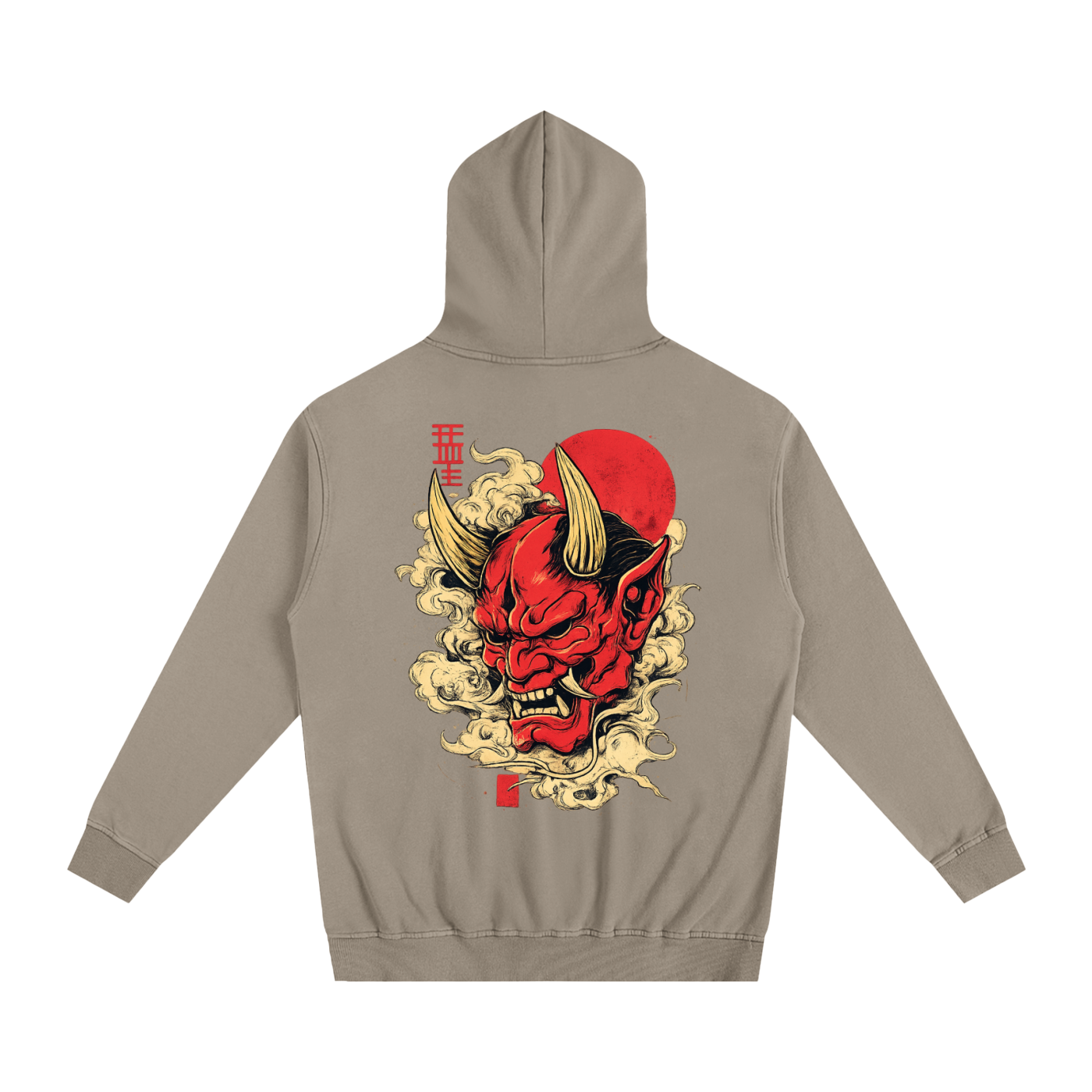 Oni Mask Graphic Hoodie