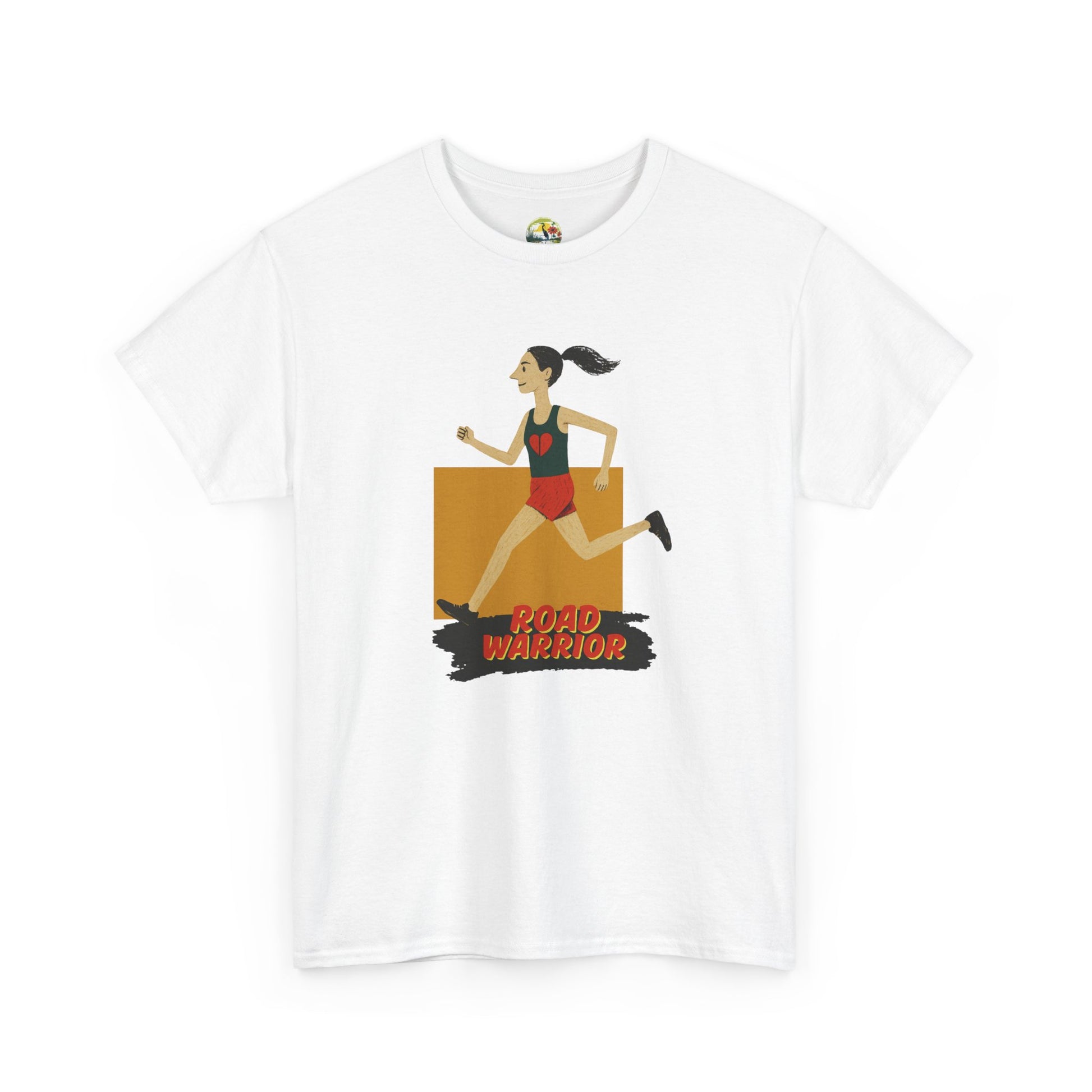 Female "Road Warrior" Unisex Heavy Cotton Tee image 5