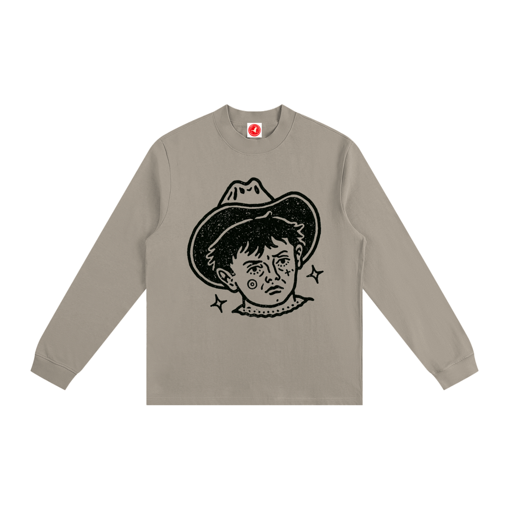 Cowboy Kid Mock Neck Sweatshirt