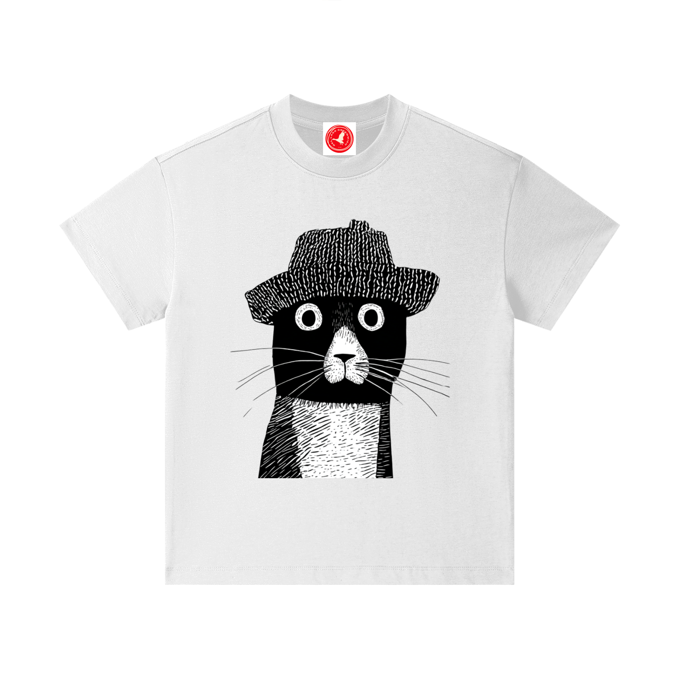 Hat Cat Graphic Tshirt