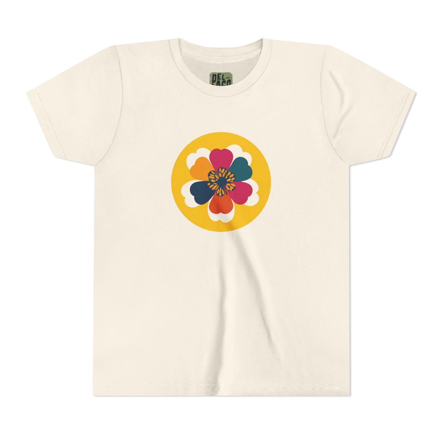 Youth Short Sleeve Flower Tee image 0
