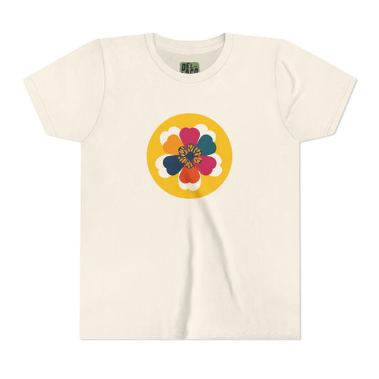 Youth Short Sleeve Flower Tee image 0