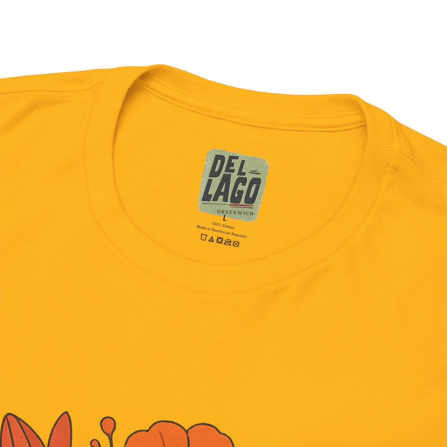 Vintage Floral Boombox Unisex Heavy Cotton Tee