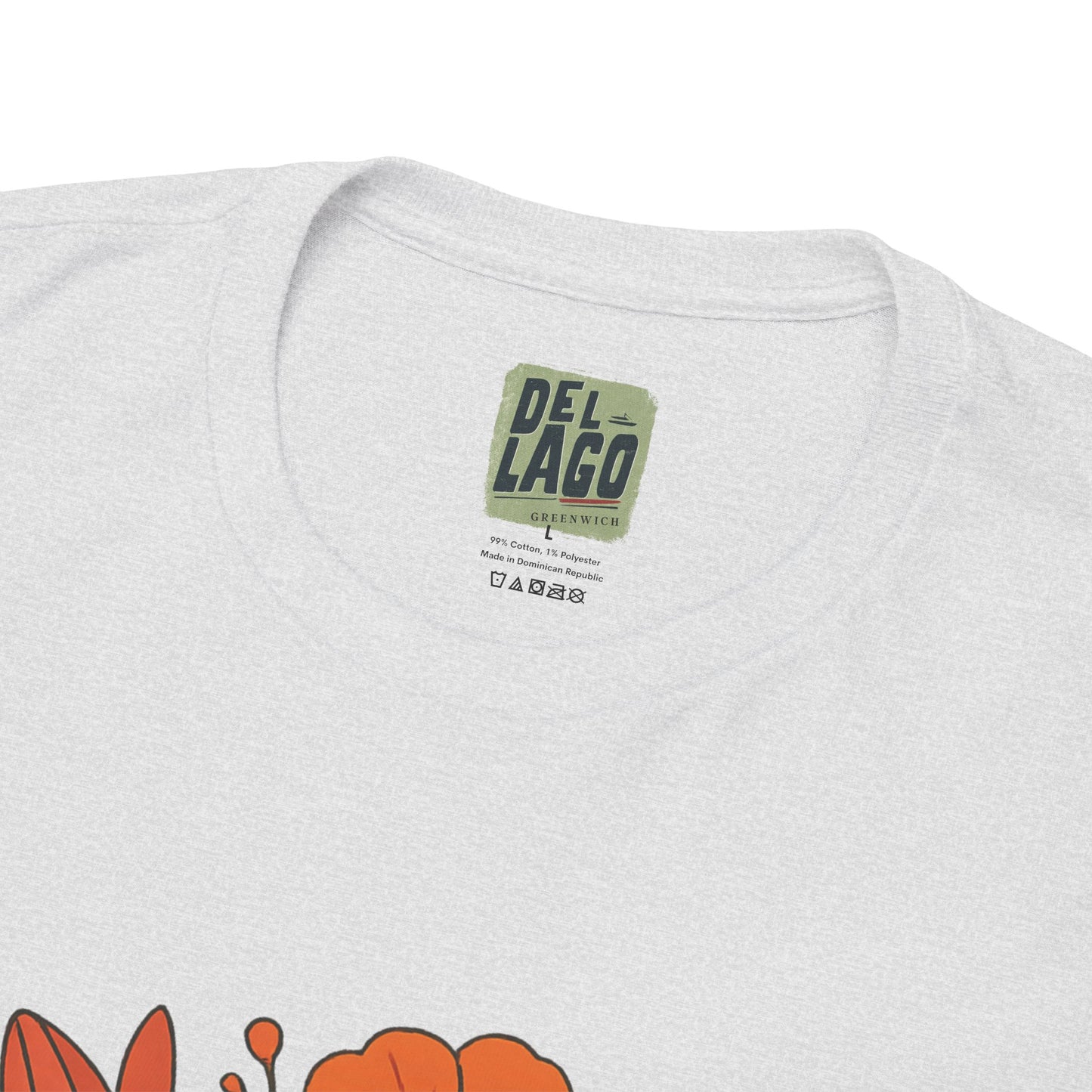 Vintage Floral Boombox Unisex Heavy Cotton Tee