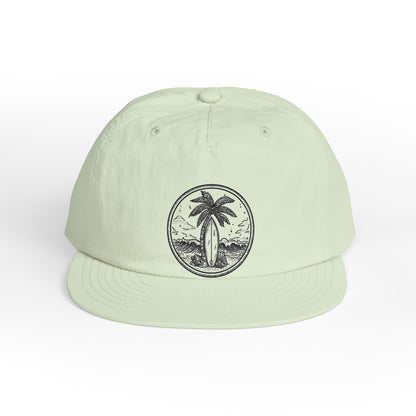 Surf Cap — Palm Tree Beach Patch Hat