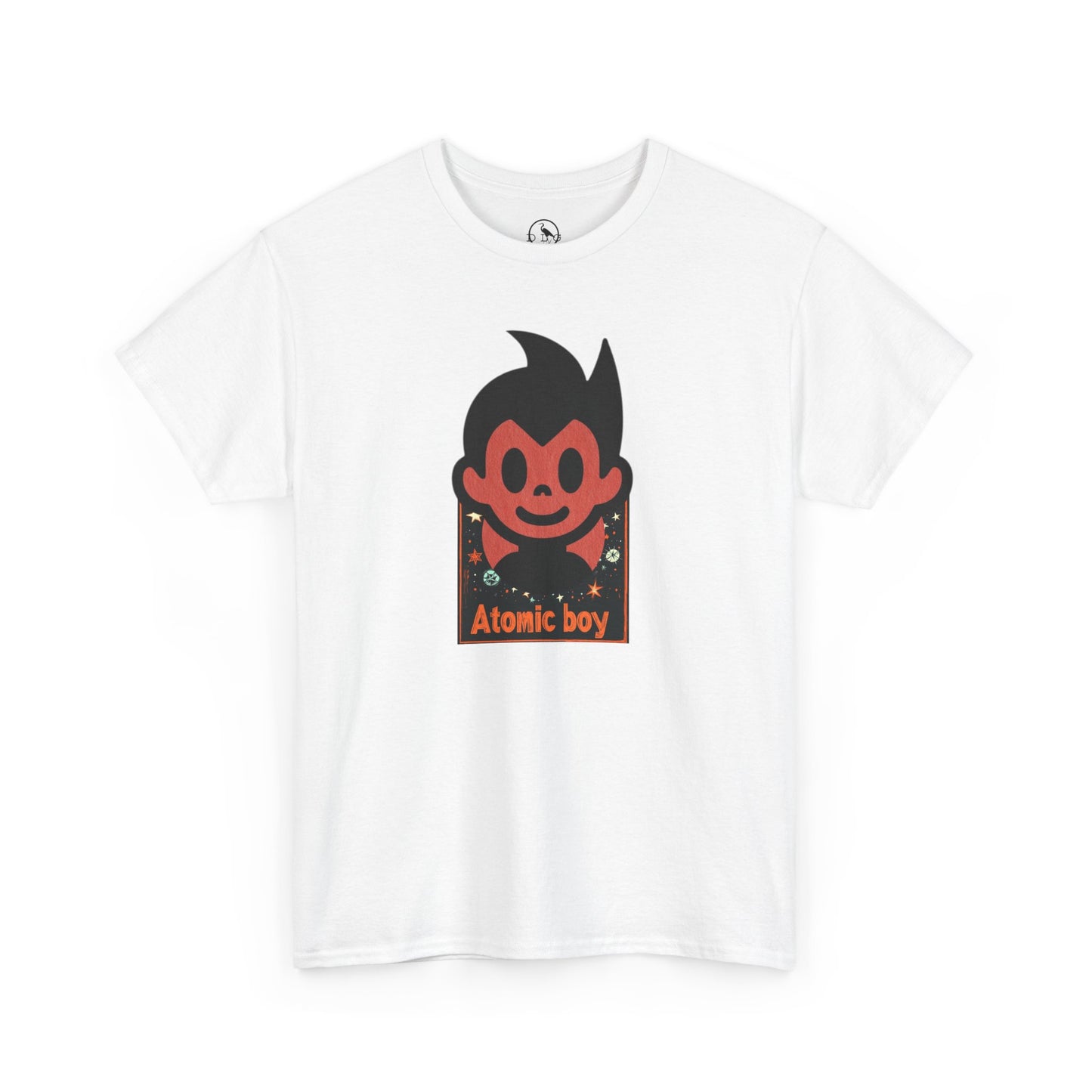 Atomic Boy Unisex Heavy Cotton Tee - Retro Cartoon Graphic T-Shirt image 5