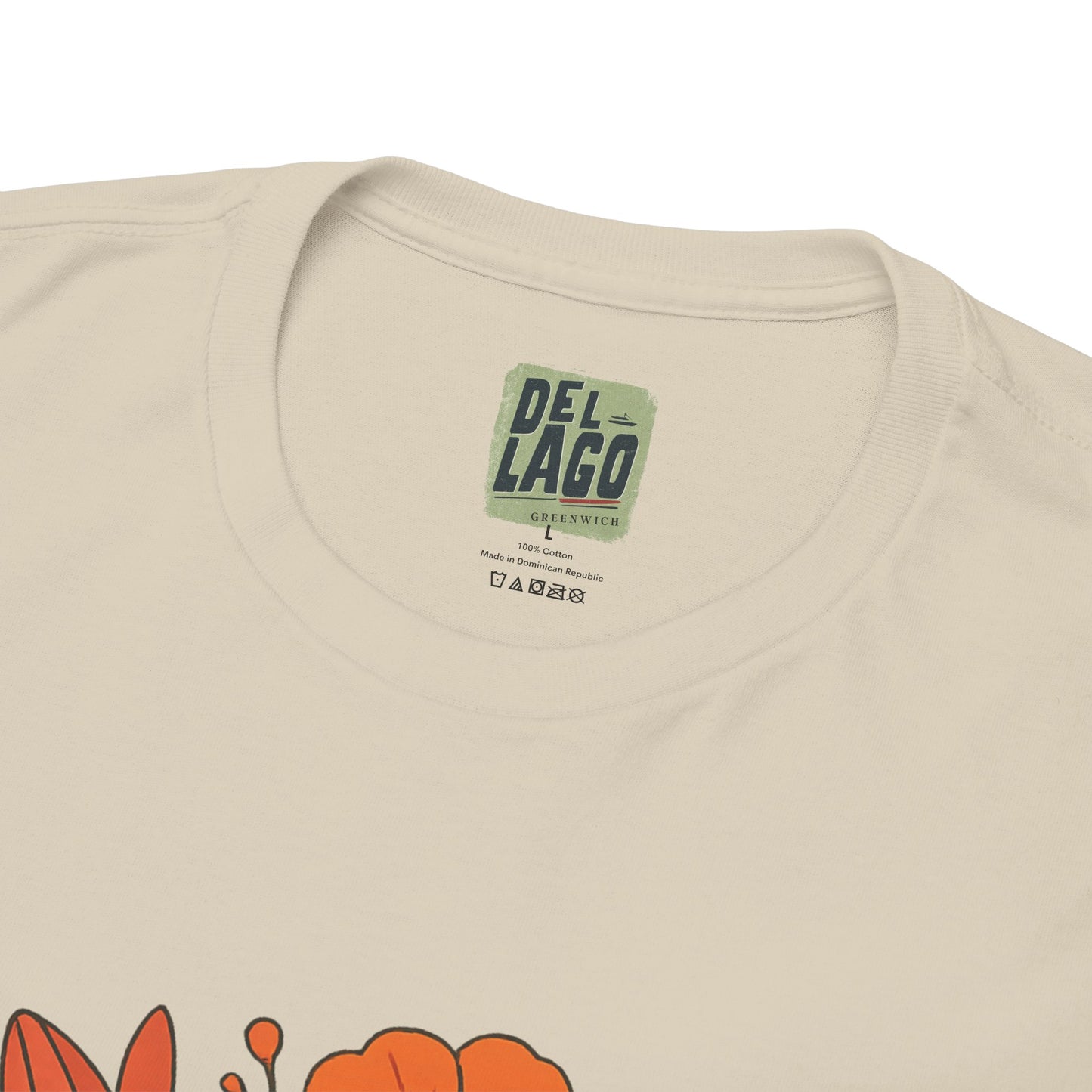 Vintage Floral Boombox Unisex Heavy Cotton Tee