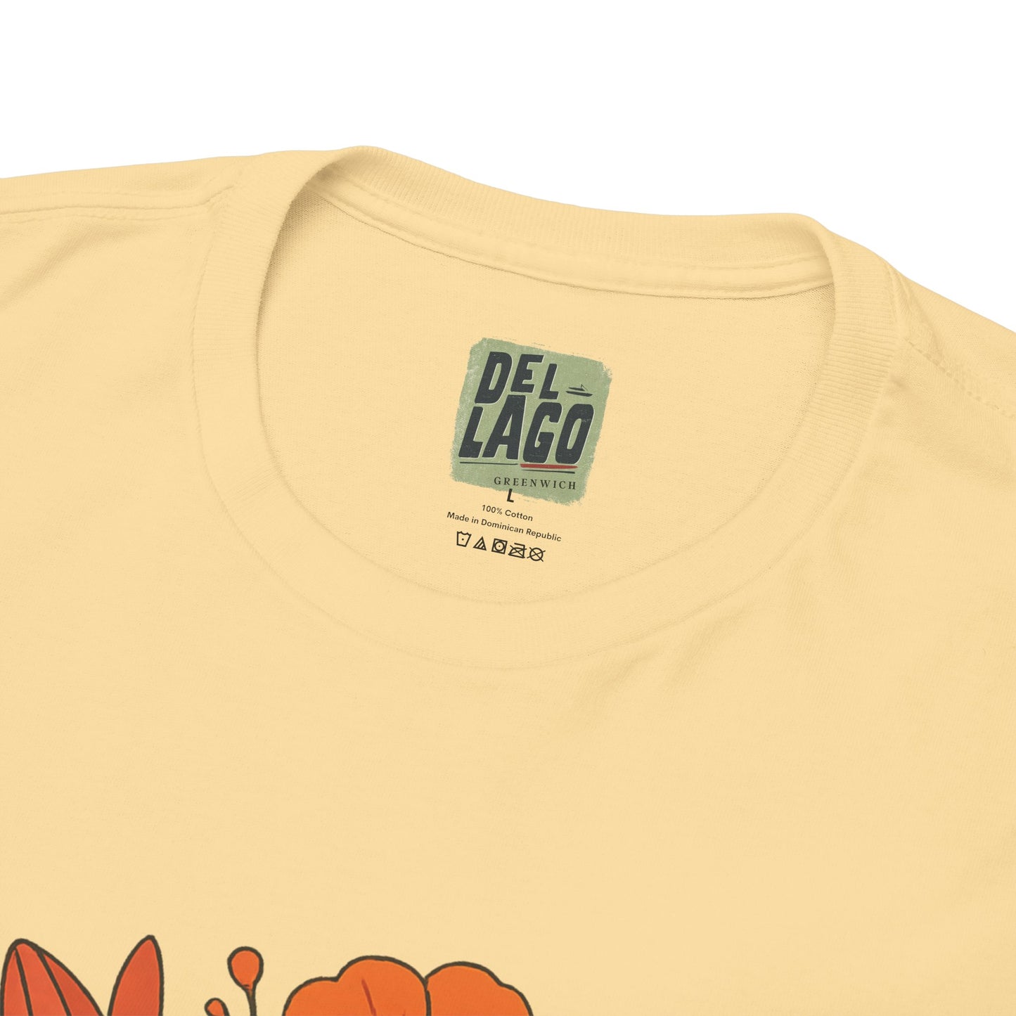 Vintage Floral Boombox Unisex Heavy Cotton Tee