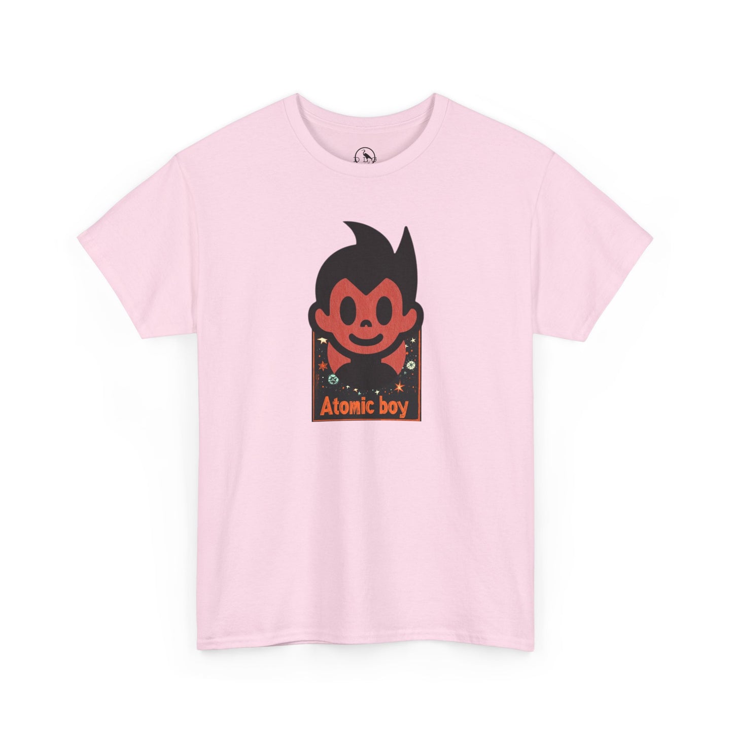 Atomic Boy Unisex Heavy Cotton Tee - Retro Cartoon Graphic T-Shirt