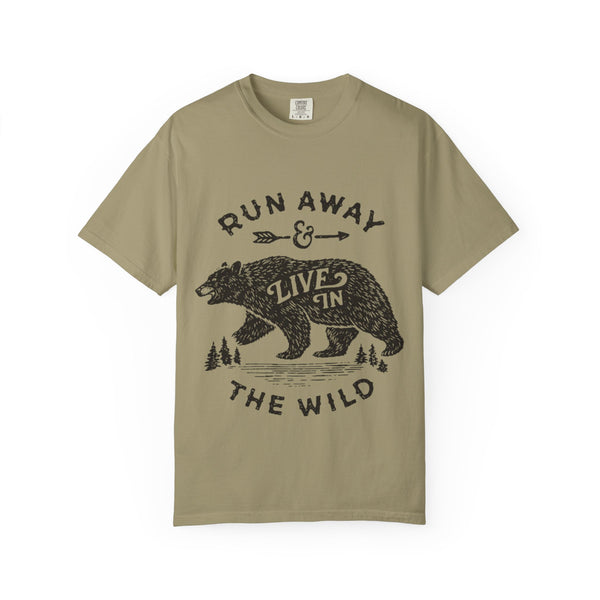 Run Away Bear Tee – Live in the Wild