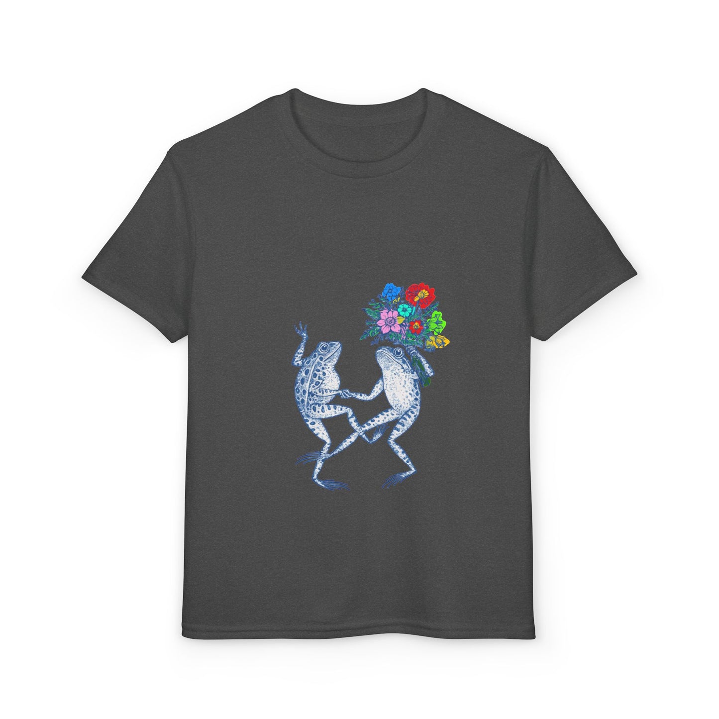 Dancing Frogs with Flower Bouquet Design