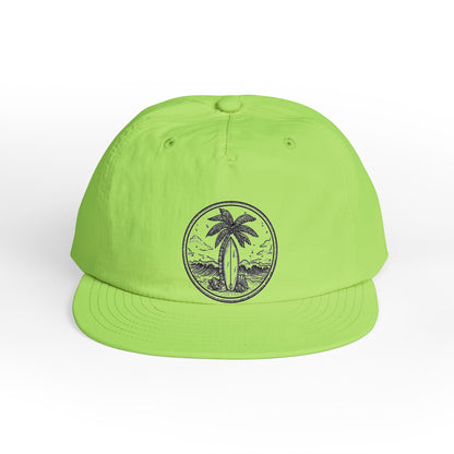 Surf Cap — Palm Tree Beach Patch Hat
