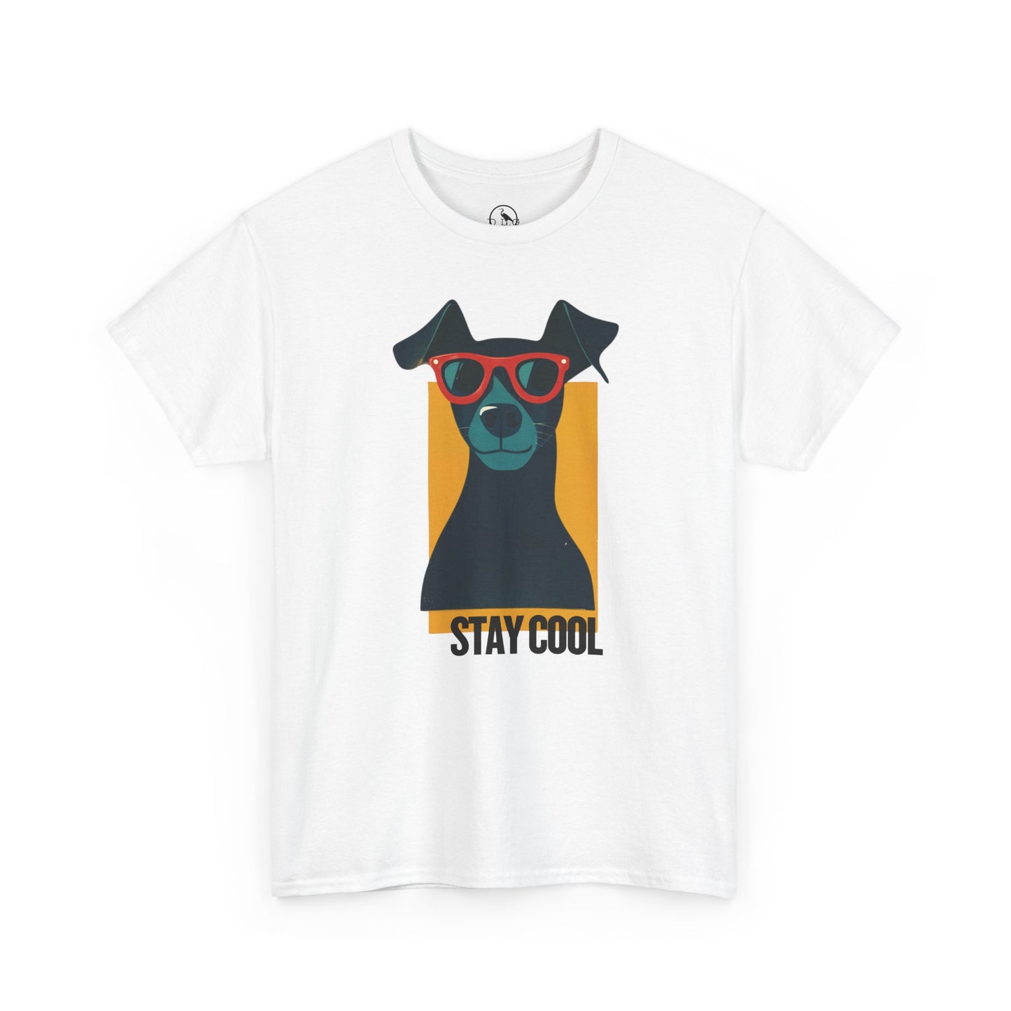 Stay Cool Dog Unisex Heavy Cotton Tee - Fun & Stylish Pet Lover Shirt