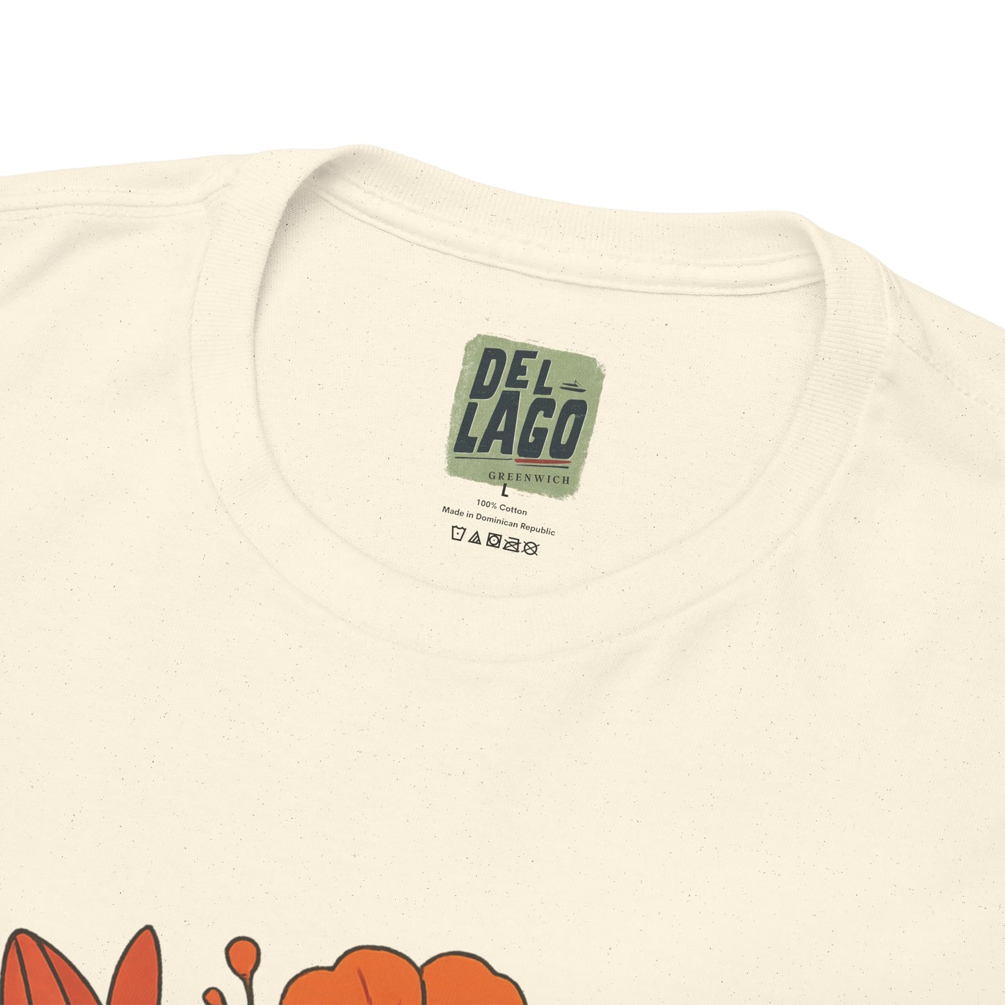 Vintage Floral Boombox Unisex Heavy Cotton Tee