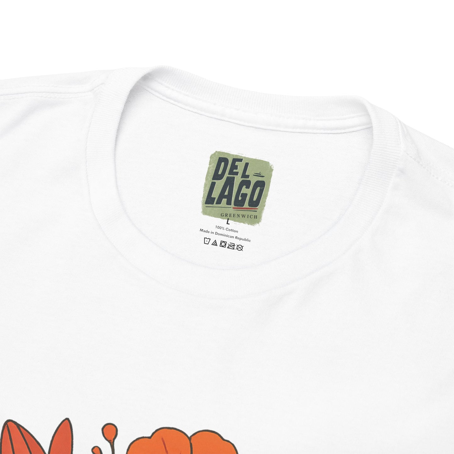 Vintage Floral Boombox Unisex Heavy Cotton Tee