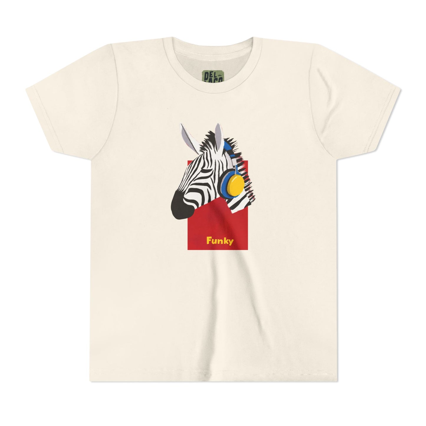 Funky Zebra Youth T-Shirt  image 0