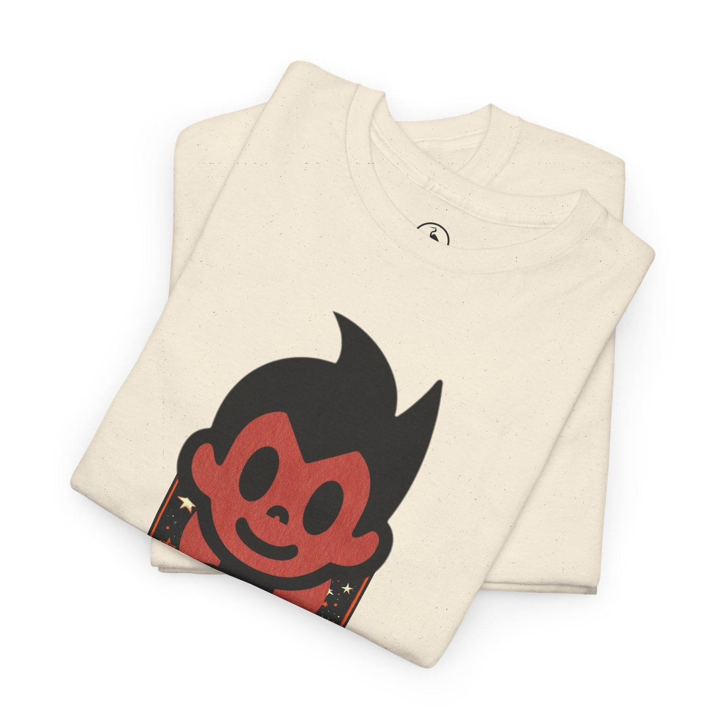 Atomic Boy Unisex Heavy Cotton Tee - Retro Cartoon Graphic T-Shirt