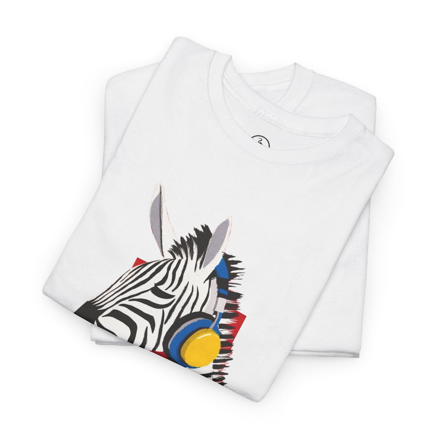 Funky Zebra Unisex Heavy Cotton Tee