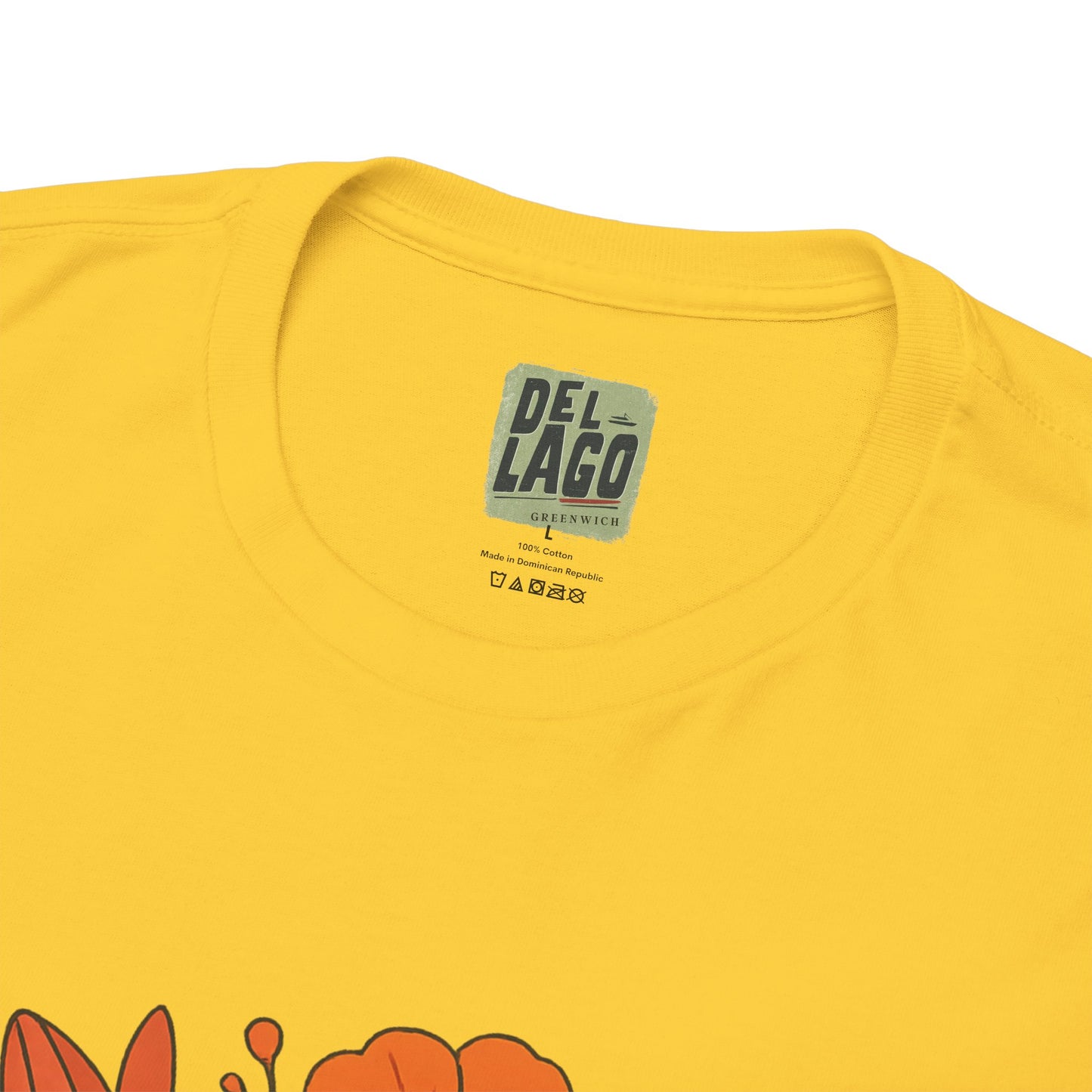 Vintage Floral Boombox Unisex Heavy Cotton Tee