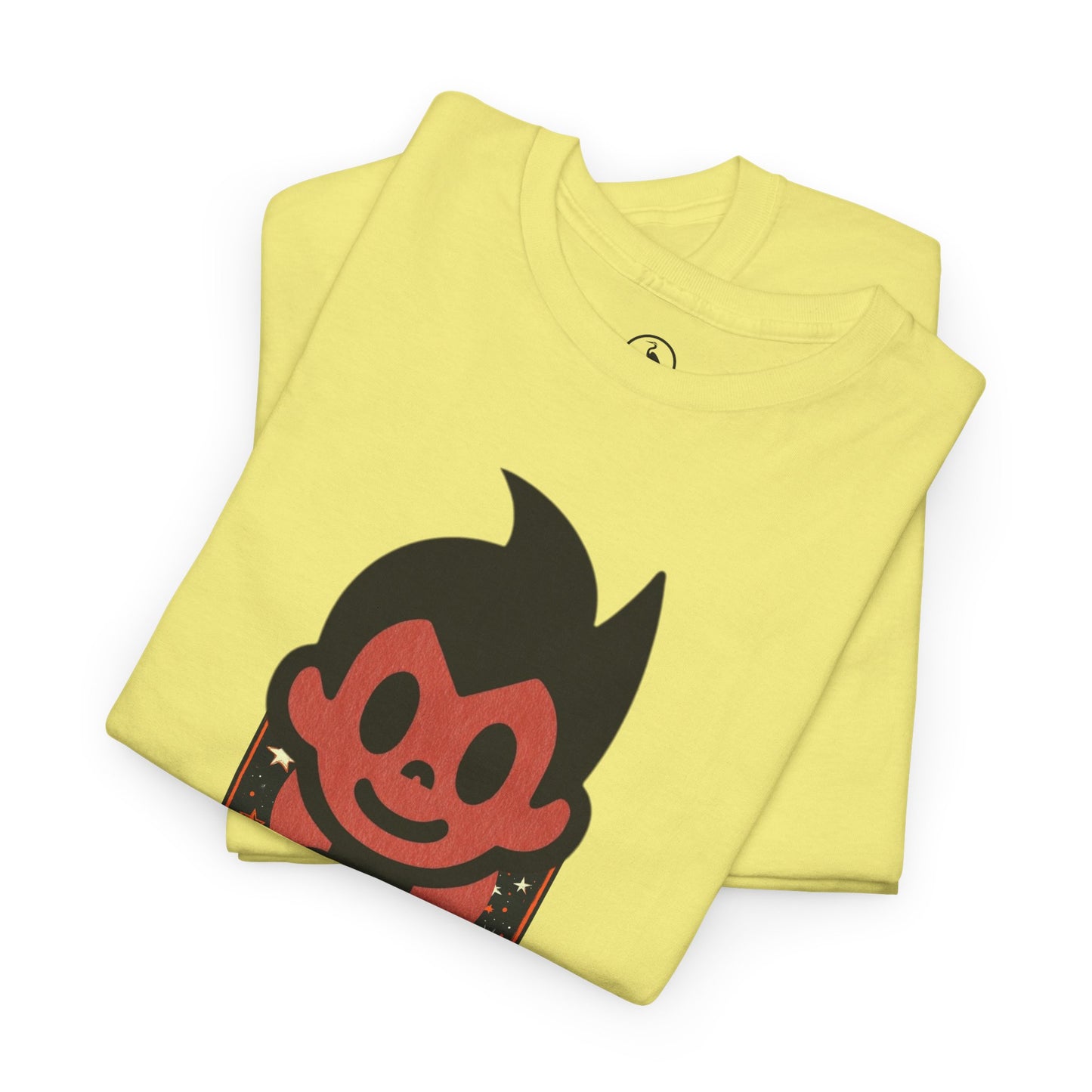 Atomic Boy Unisex Heavy Cotton Tee - Retro Cartoon Graphic T-Shirt