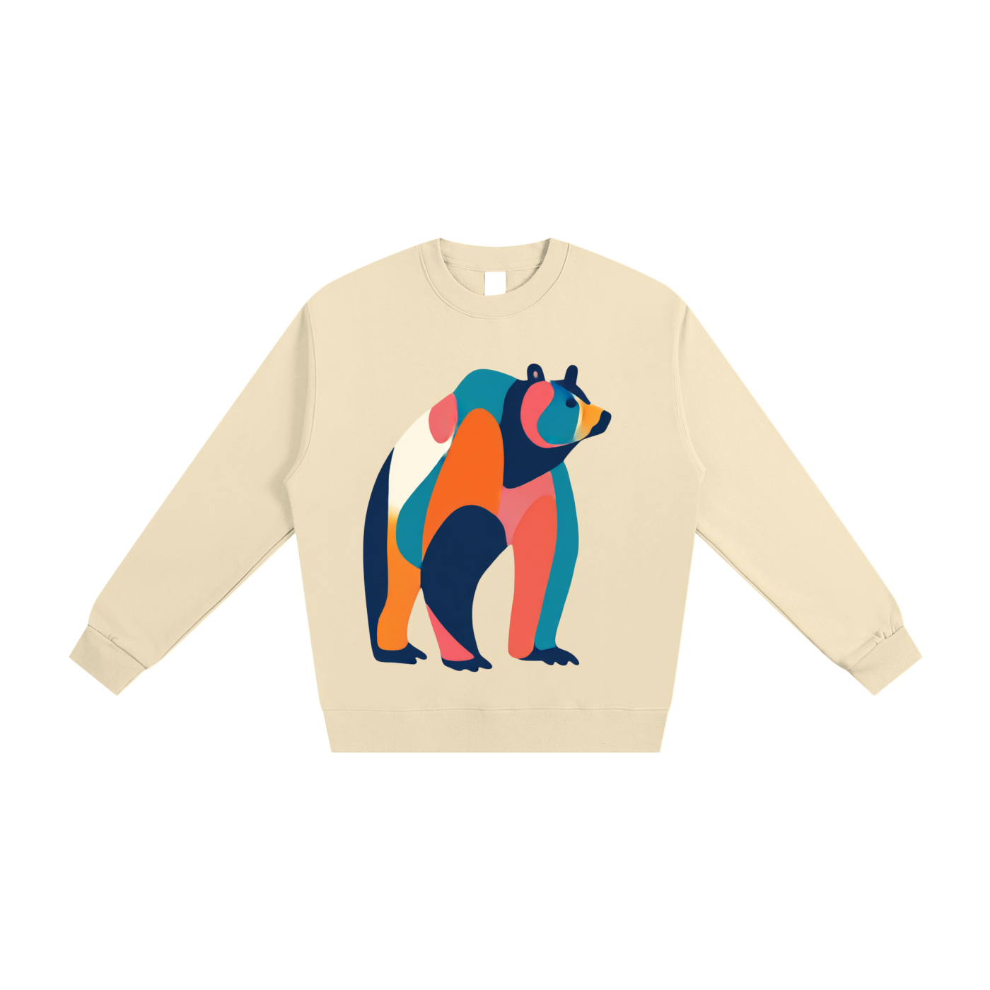 Colorblock Bear Heavyweight Sweatshirt