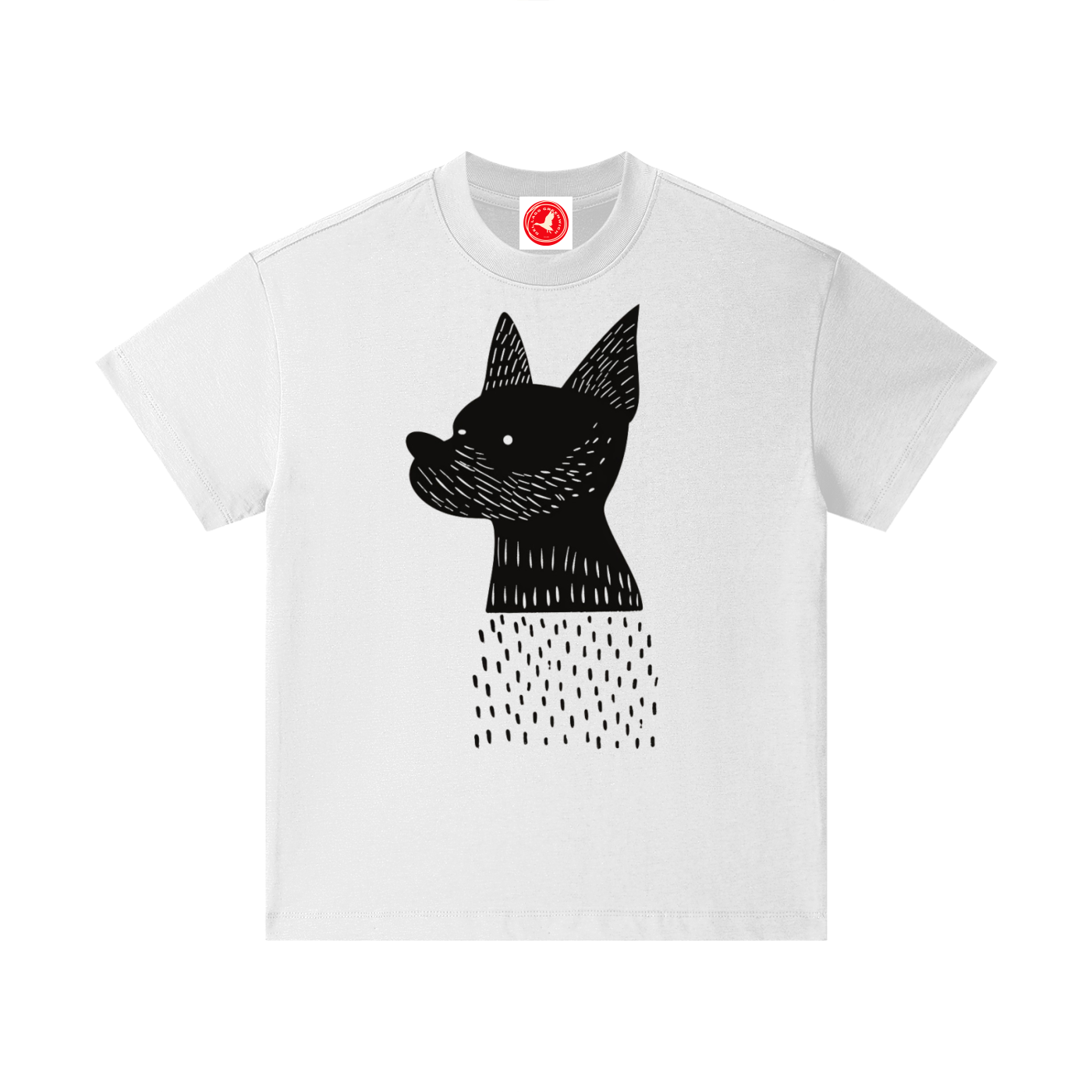 Abstract Dog Graphic