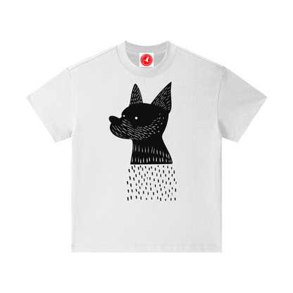 Abstract Dog Graphic
