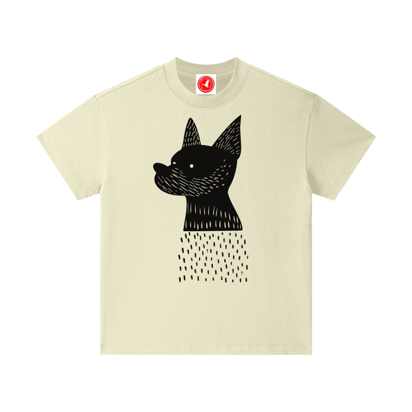Abstract Dog Graphic