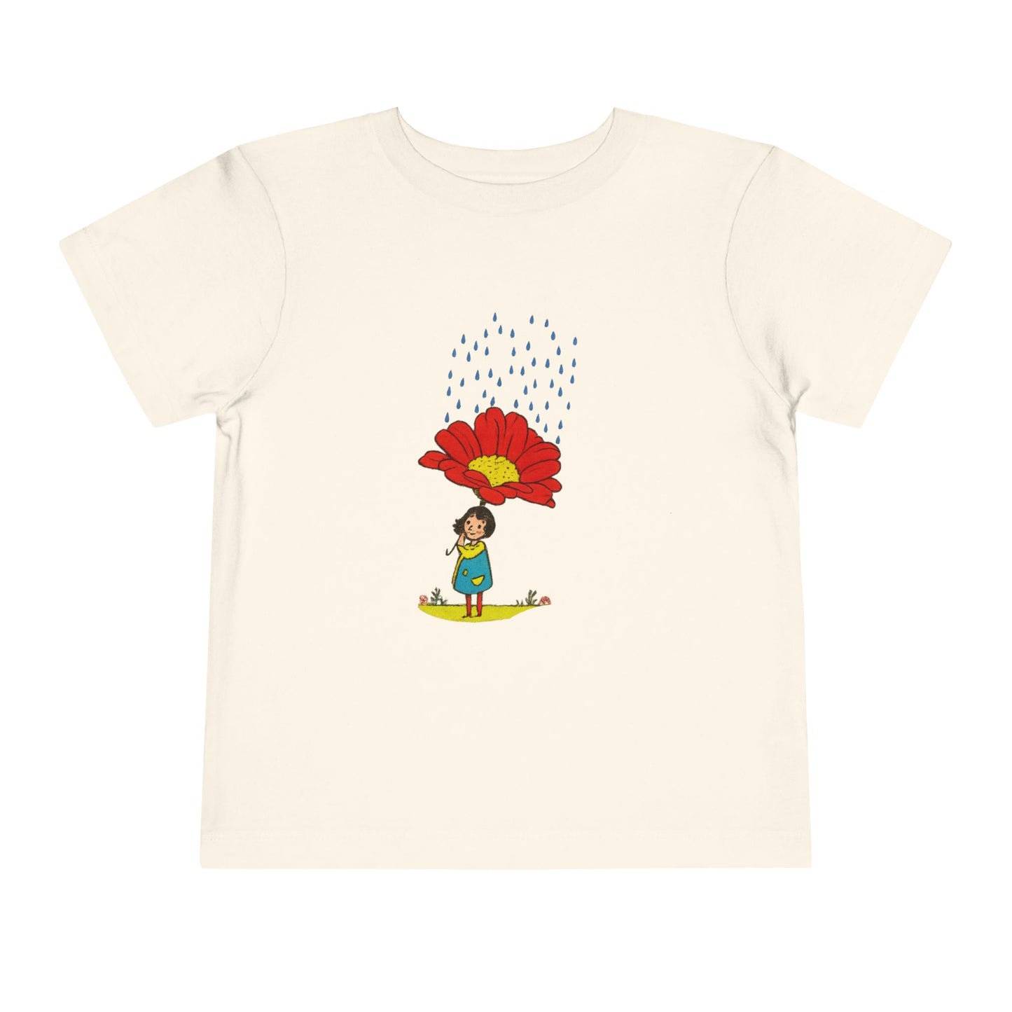 “Flower Umbrella” Toddler Tee image 3