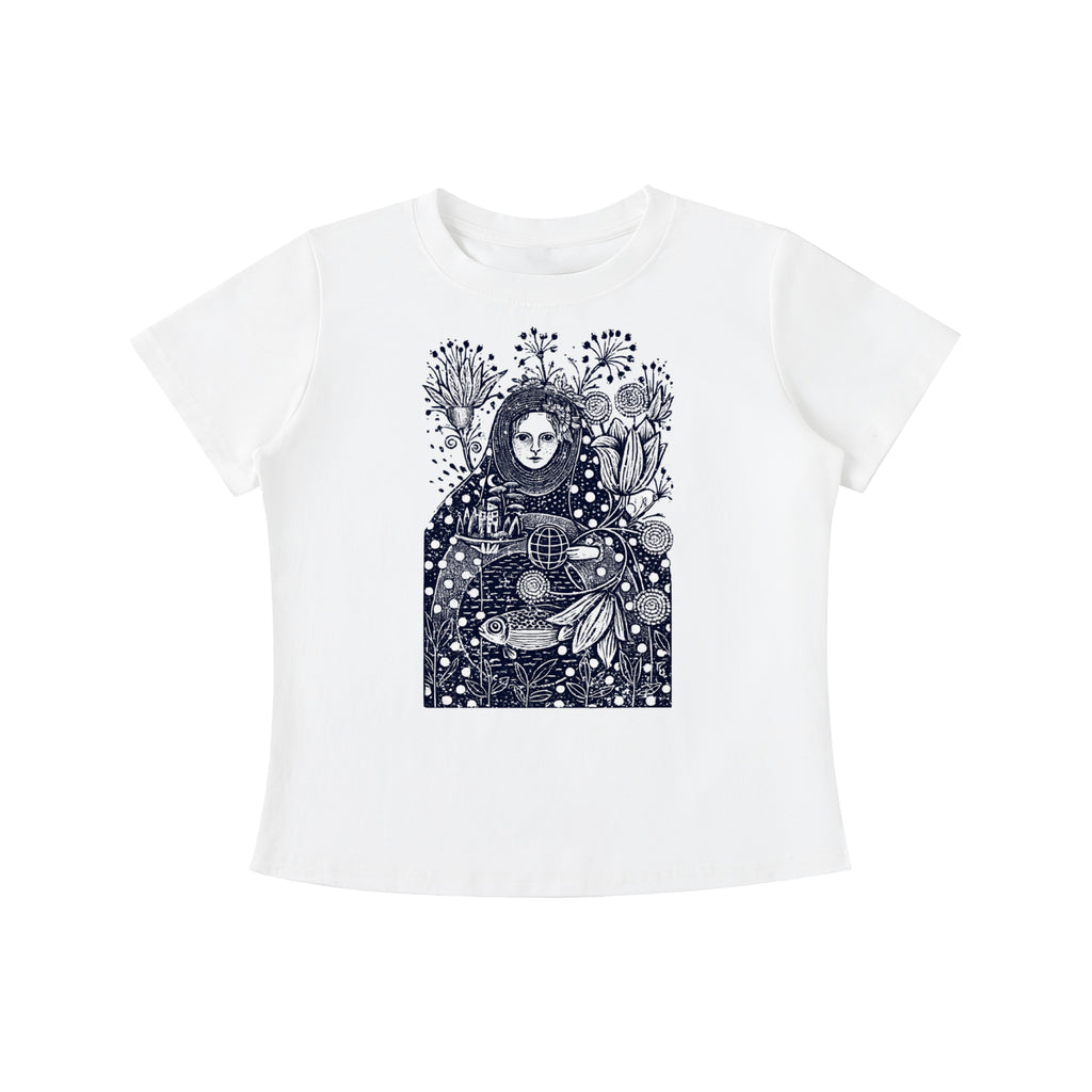 Celestial Garden Portrait Graphic Tee