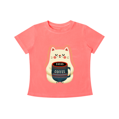 Cozy Cat Coffee Tee