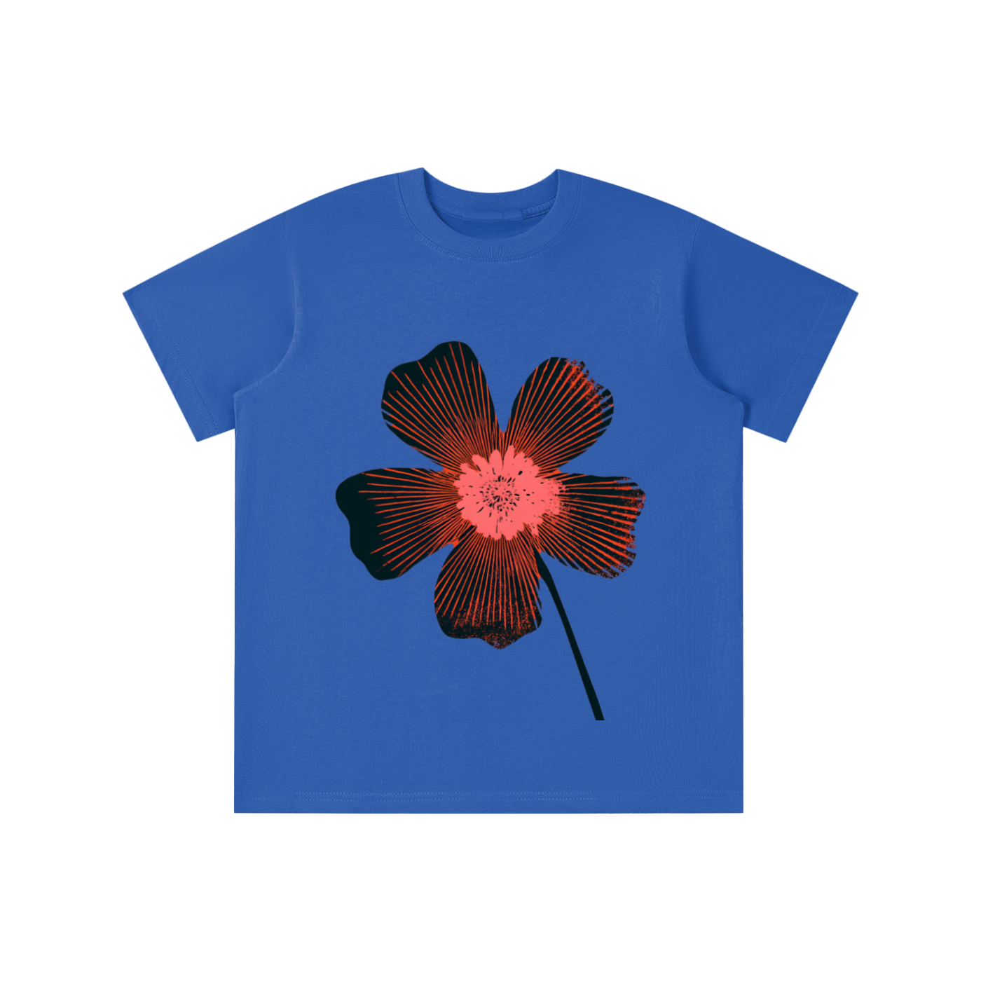 Retro Bloom graphic t-shirt featuring vintage floral artwork inspired by retro design and botanical illustration.