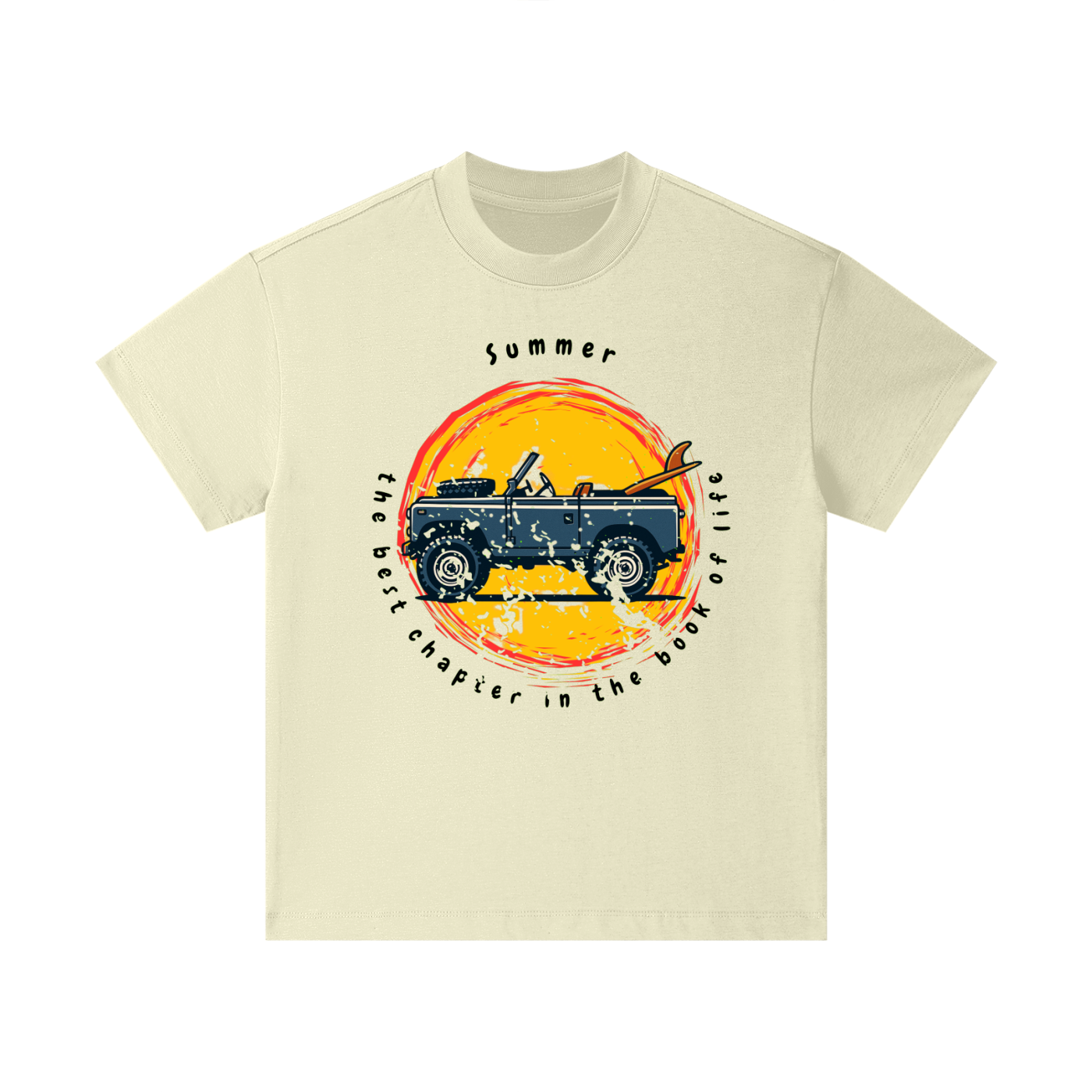 Summer Chapter Graphic Kids Tee featuring retro travel-inspired design