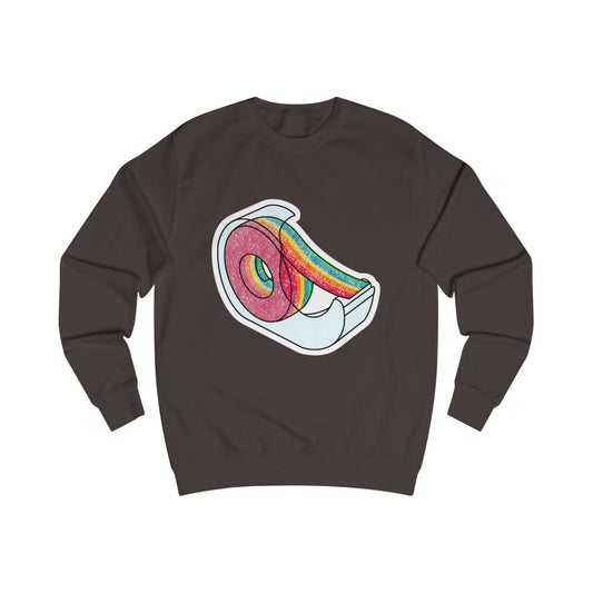 Rainbow Tape Dispenser Graphic Sweatshirt